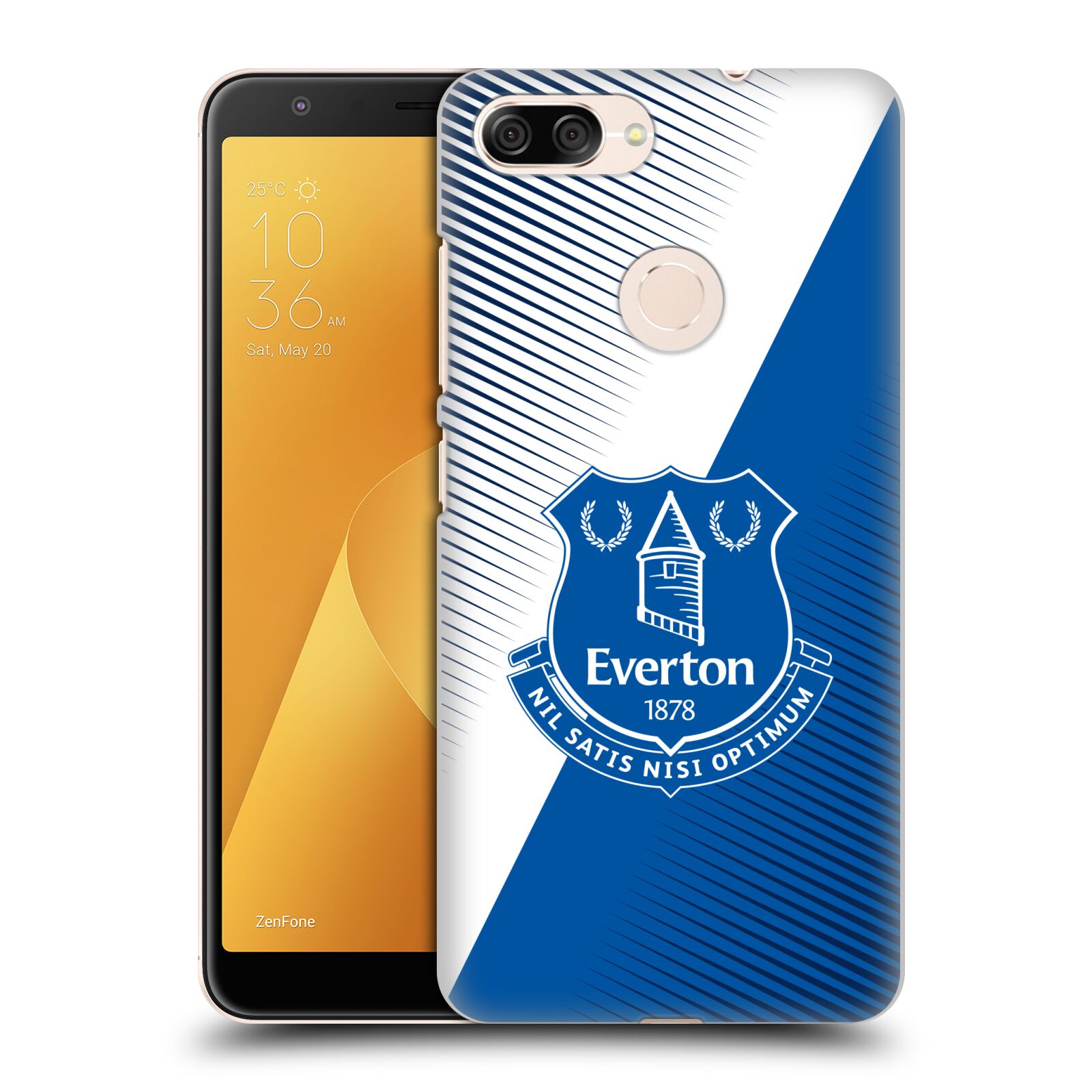 Zadní obal pro mobil Asus Zenfone Max Plus (M1) - HEAD CASE - Fotbal - Everton
