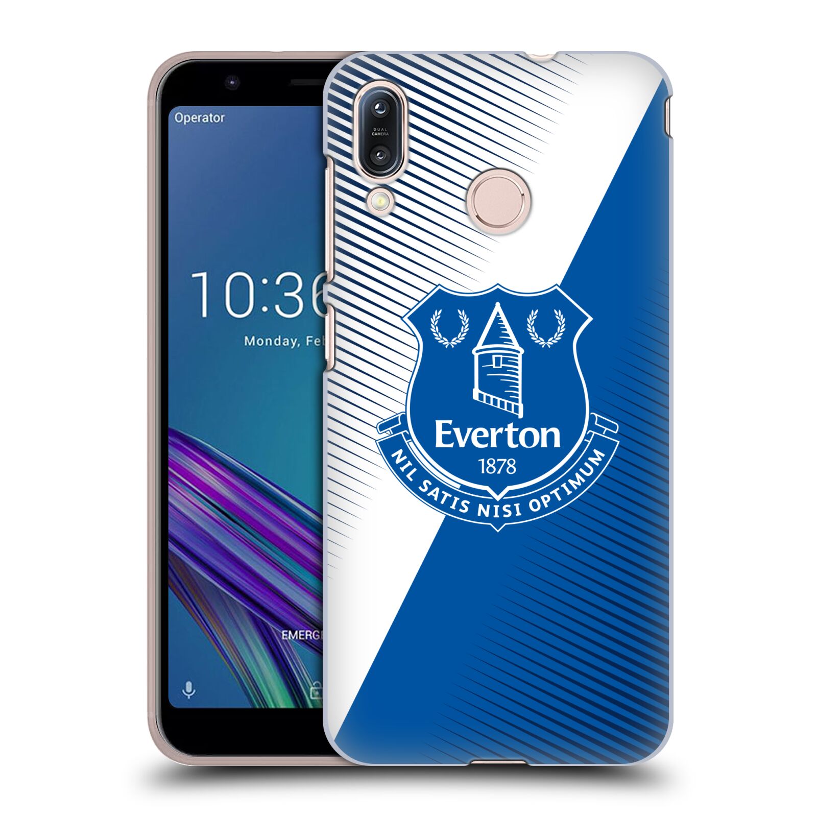Zadní obal pro mobil Asus Zenfone Max (M1) ZB555KL - HEAD CASE - Fotbal - Everton