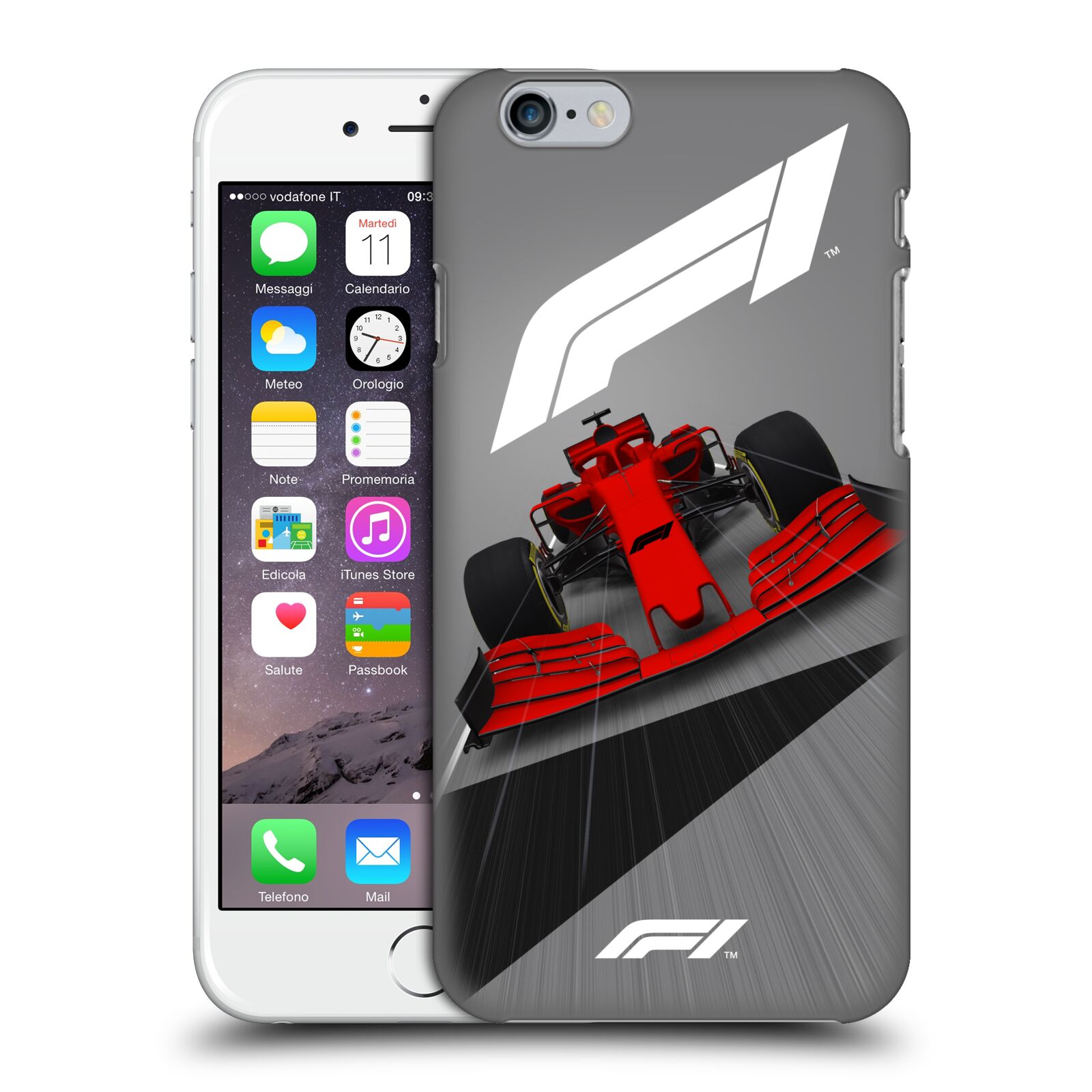 Zadní obal pro mobil Apple Iphone 6/6S - HEAD CASE - Formule 1 - Červená