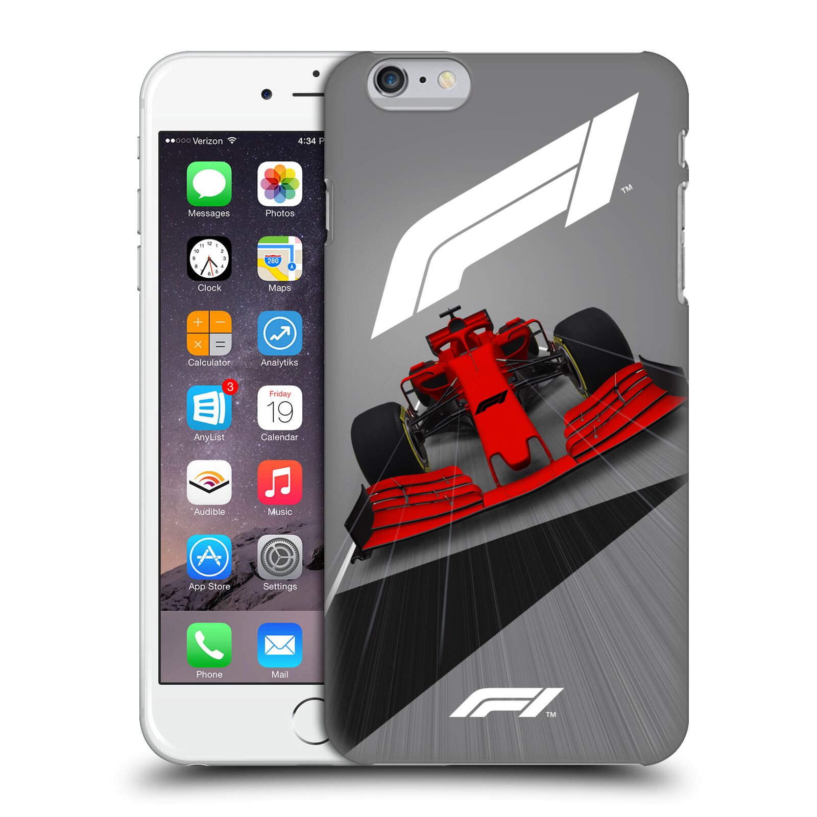 Zadní obal pro mobil Apple Iphone 6 PLUS / 6S PLUS - HEAD CASE - Formule 1 - Červená