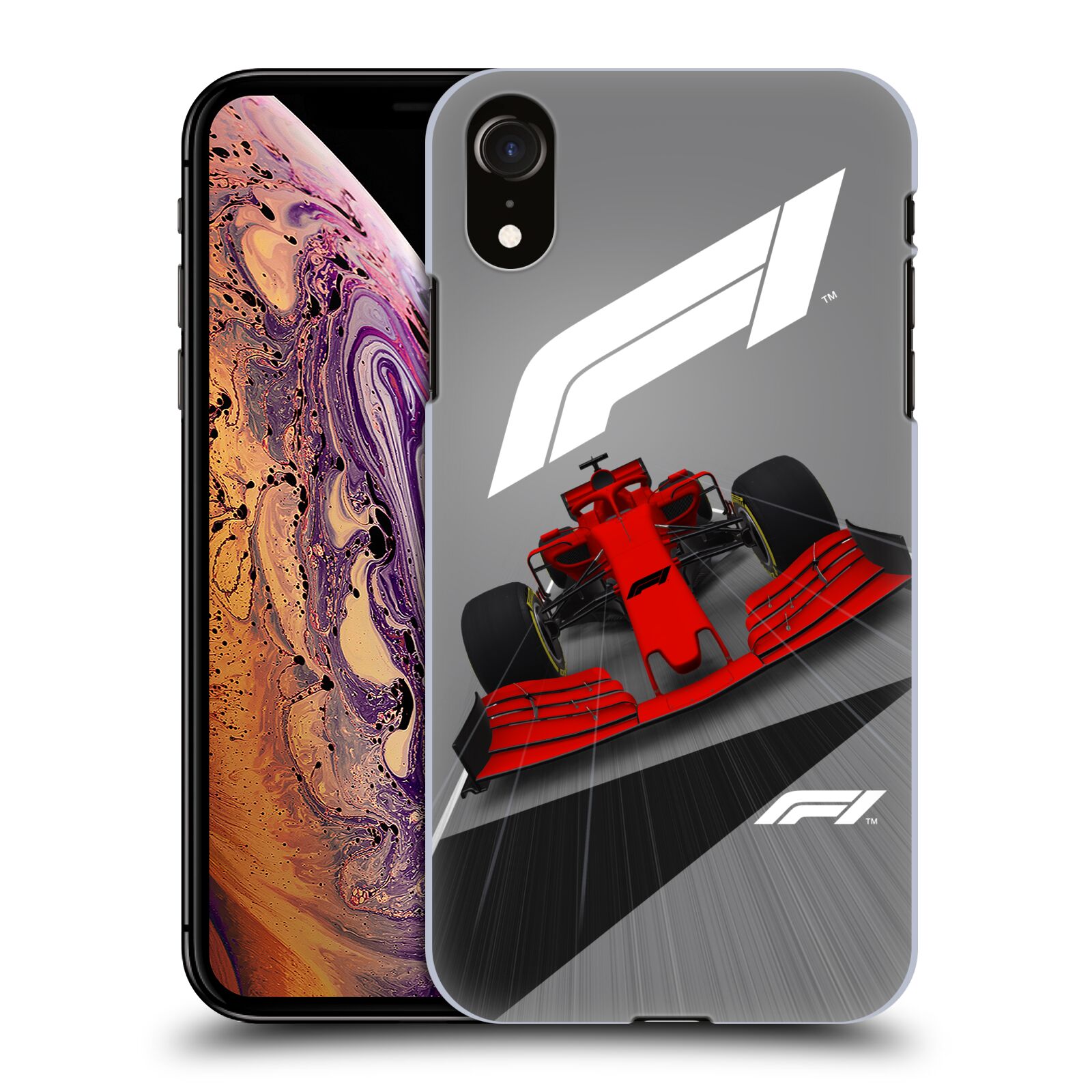 Zadní obal pro mobil Apple Iphone XR - HEAD CASE - Formule 1 - Červená