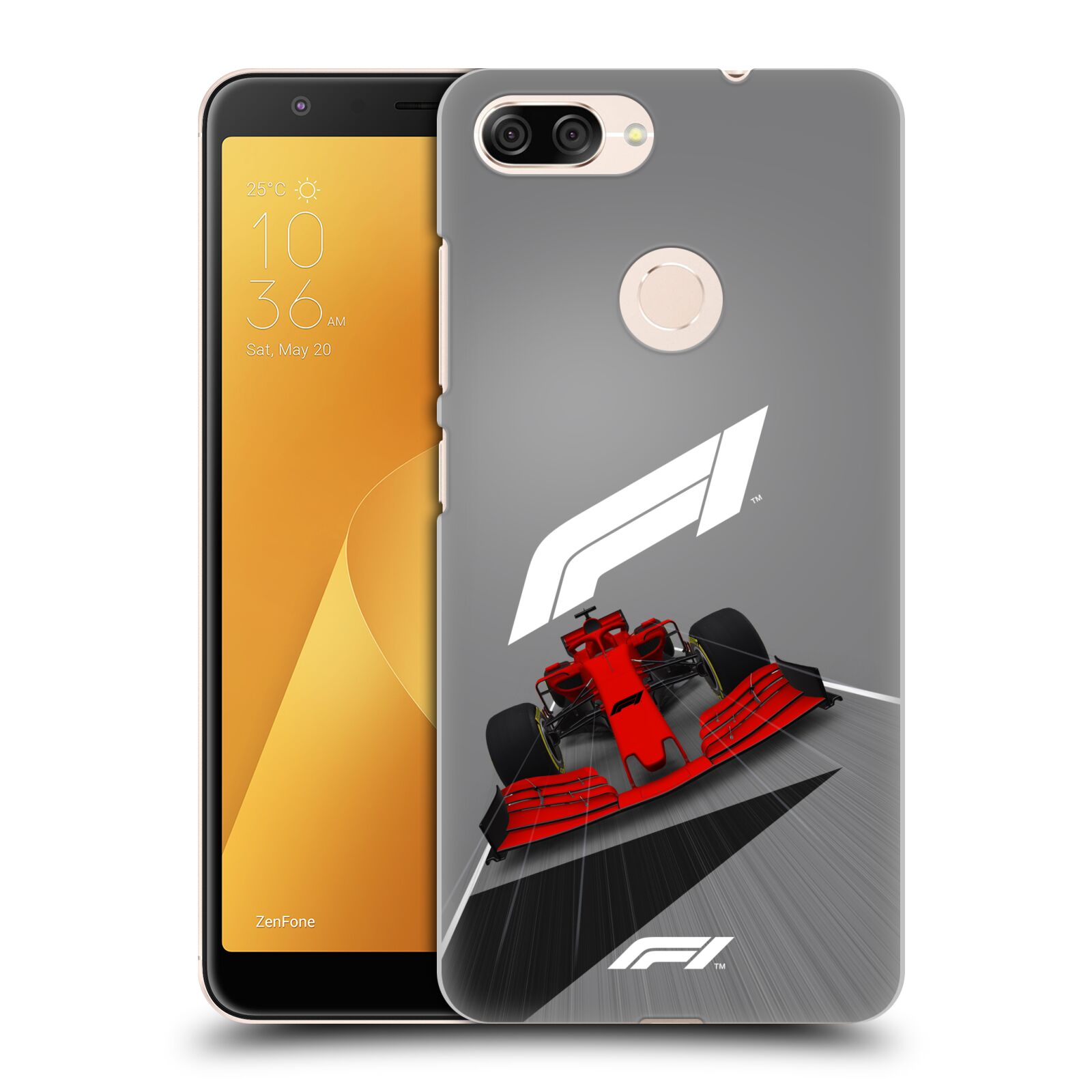 Zadní obal pro mobil Asus Zenfone Max Plus (M1) - HEAD CASE - Formule 1 - Červená