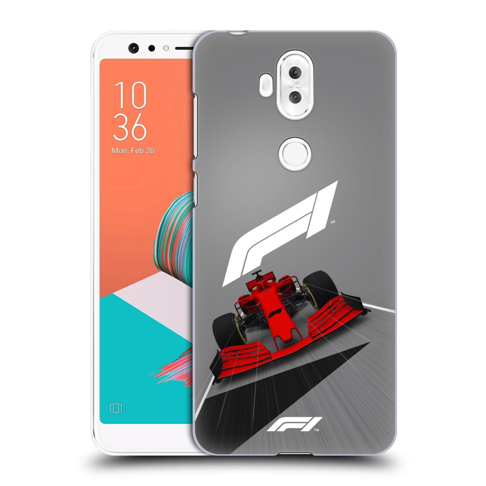 Zadní obal pro mobil Asus Zenfone 5 Lite ZC600KL - HEAD CASE - Formule 1 - Červená