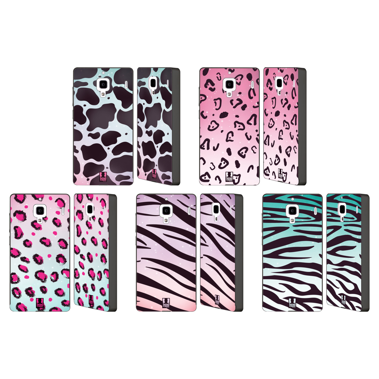 HEAD-CASE-DESIGNS-FAD-ANIMAL-PRINTS-BLACK-SLIDER-CASE-FOR-HUAWEI-XIAOMI-PHONES