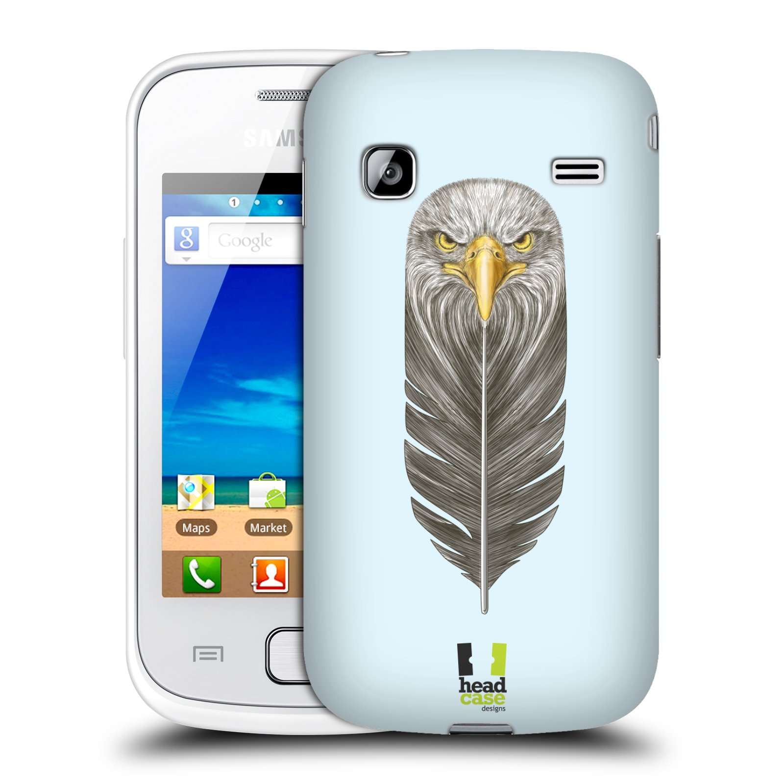 HEAD CASE plastový obal na mobil SAMSUNG GALAXY GIO (S5660) vzor zvířecí pírka orel