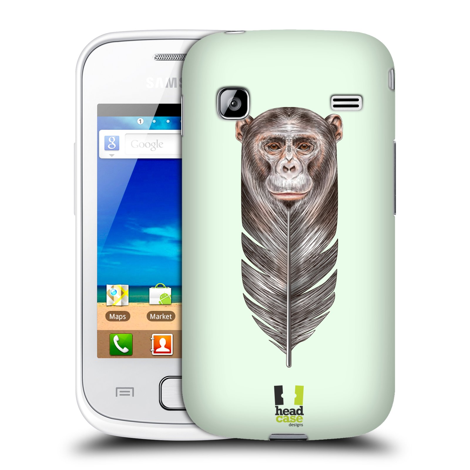 HEAD CASE plastový obal na mobil SAMSUNG GALAXY GIO (S5660) vzor zvířecí opice