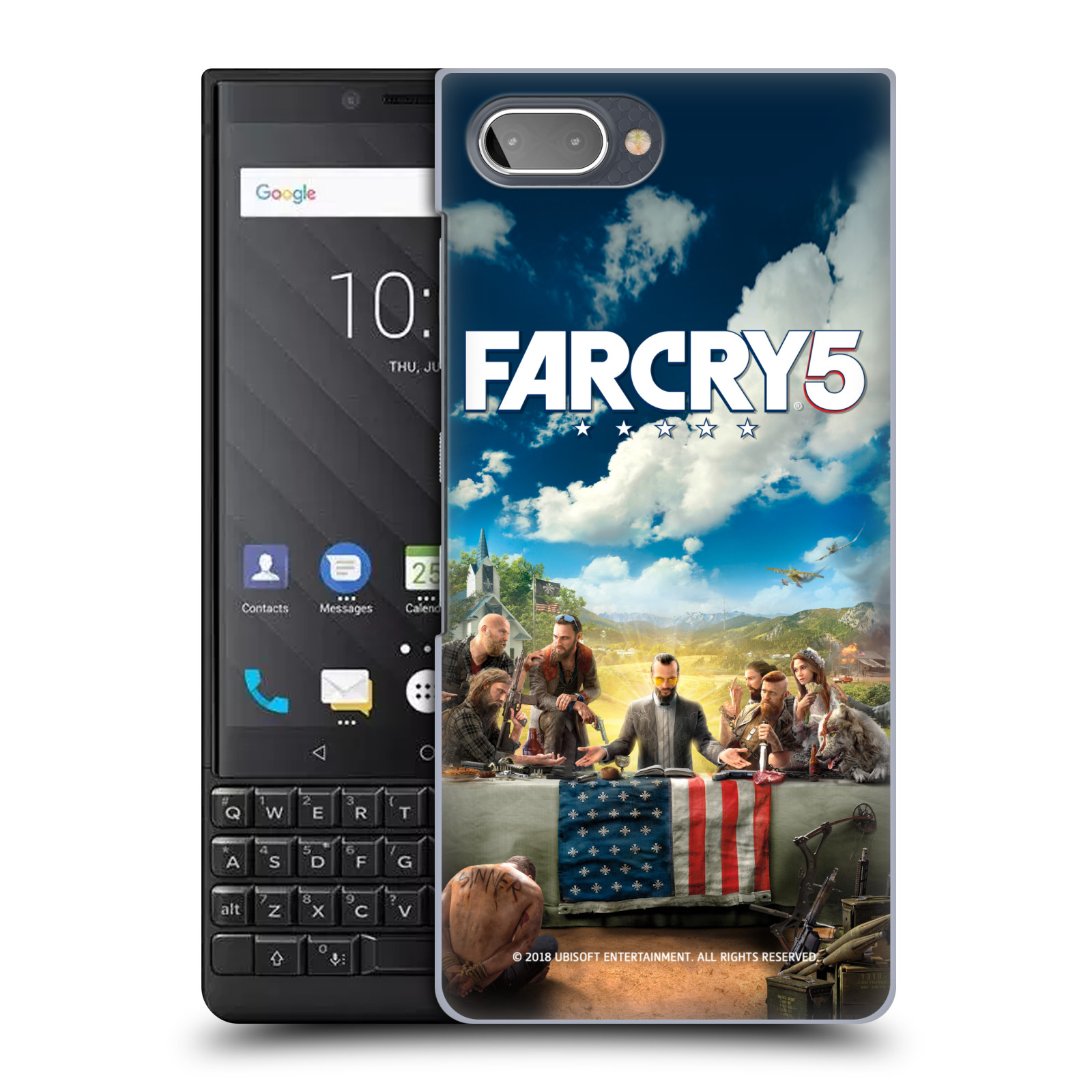 Pouzdro na mobil Blackberry KEY 2 - HEAD CASE - Far Cry 5 poslední večeře