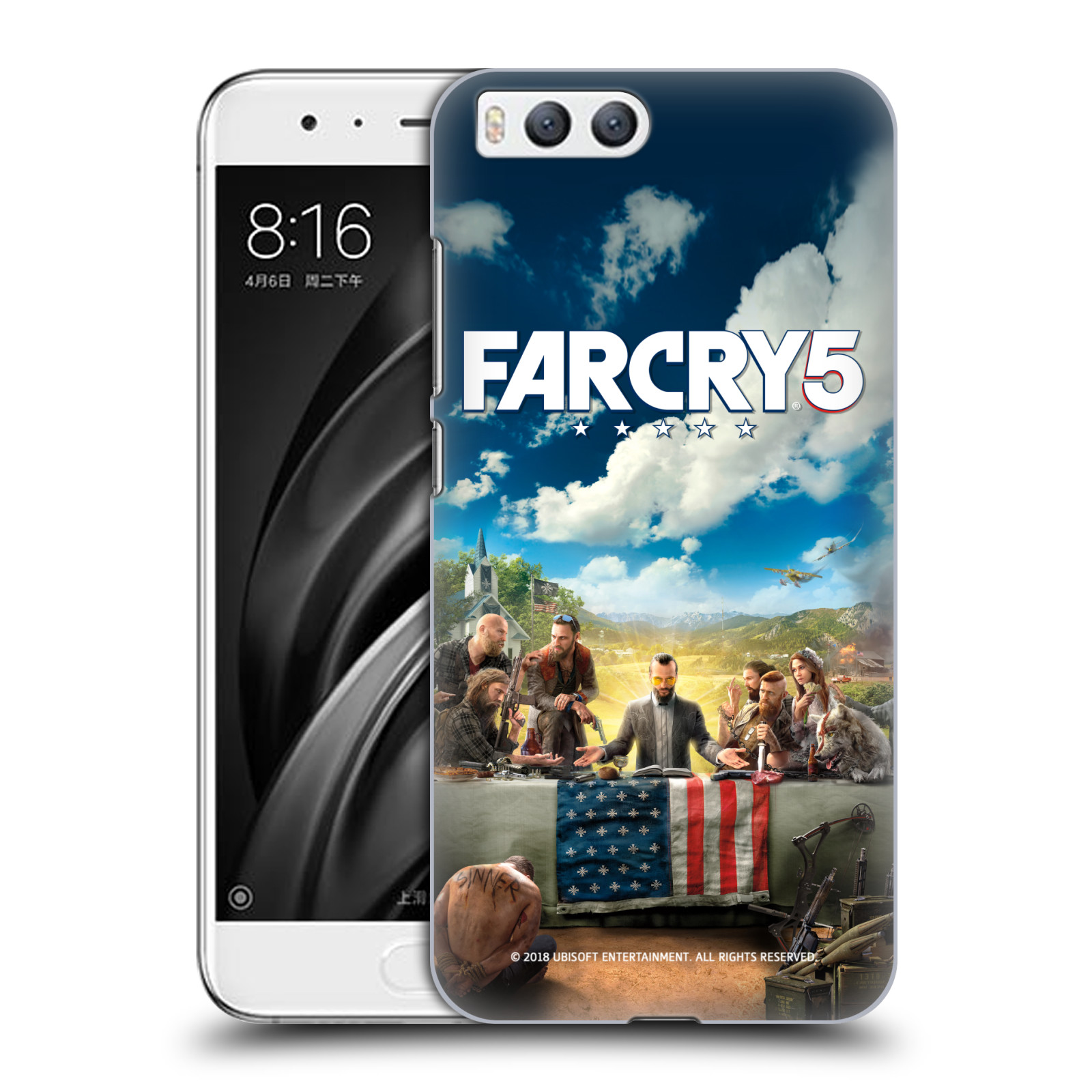 Pouzdro na mobil Xiaomi MI6 - HEAD CASE - Far Cry 5 poslední večeře