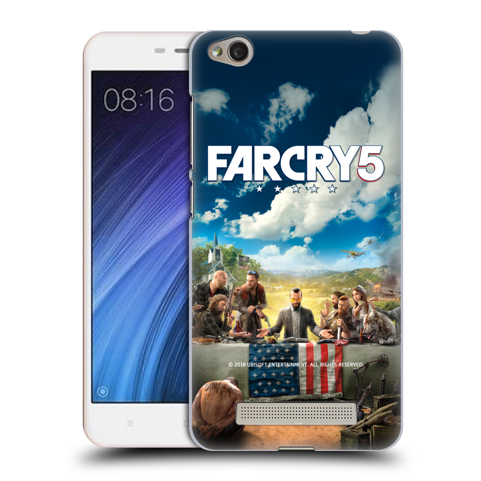 Pouzdro na mobil Xiaomi Redmi 4a - HEAD CASE - Far Cry 5 poslední večeře