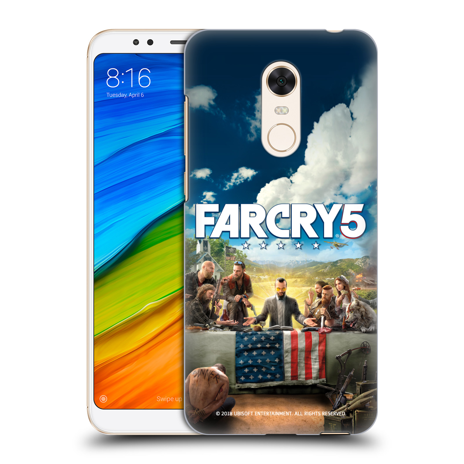 Pouzdro na mobil Xiaomi Redmi 5 PLUS (REDMI 5+) - HEAD CASE - Far Cry 5 poslední večeře