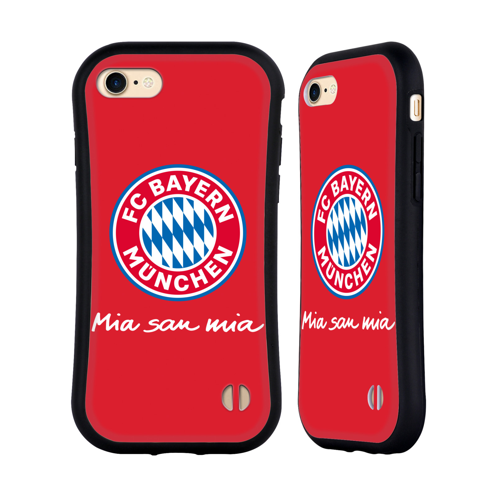 HEAD CASE odolný obal na mobil Apple Iphone 8 Fotbalový klub FC Bayern Mnichov velký znak červené pozadí