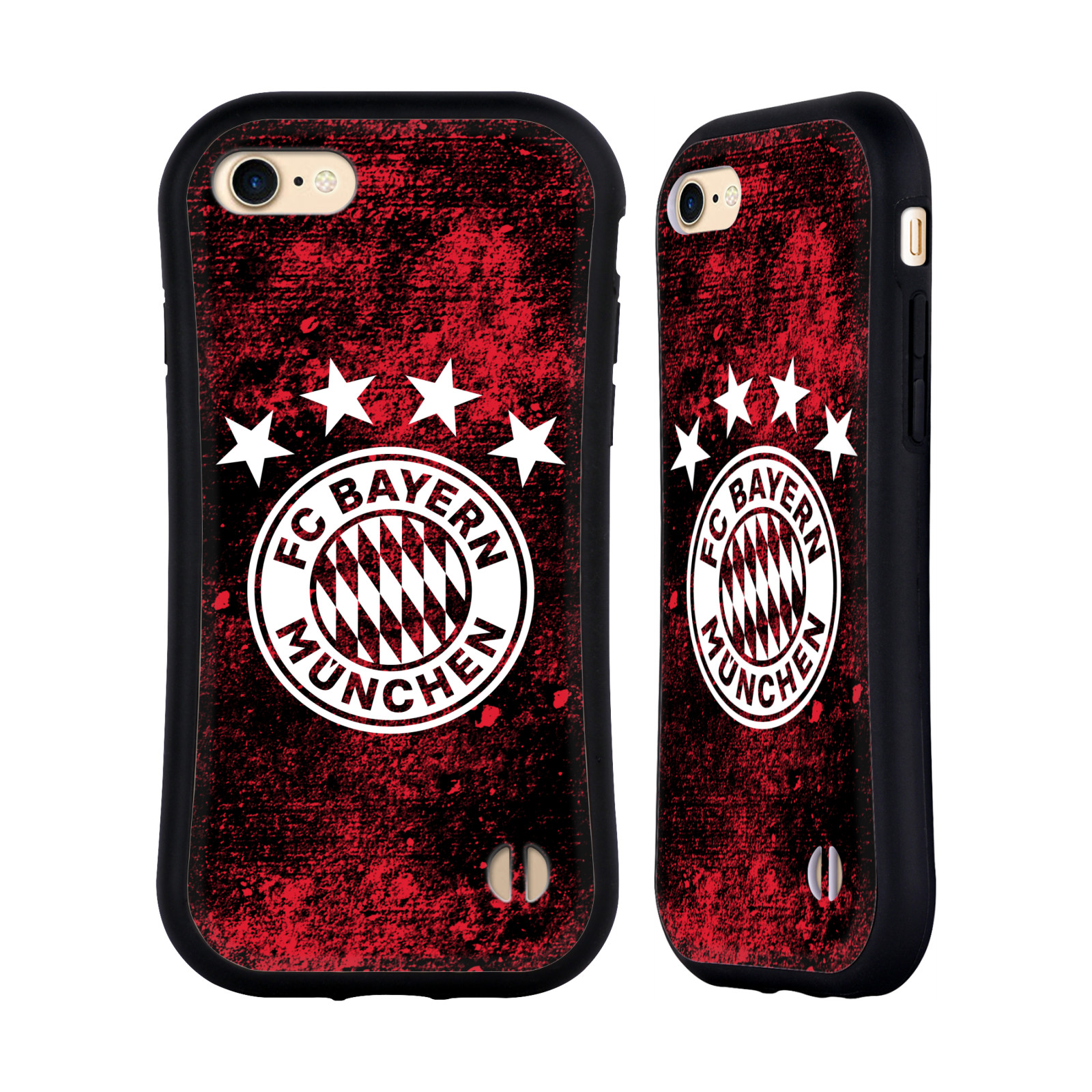 HEAD CASE odolný obal na mobil Apple Iphone 8 Fotbalový klub FC Bayern Mnichov velký znak rudá zeď