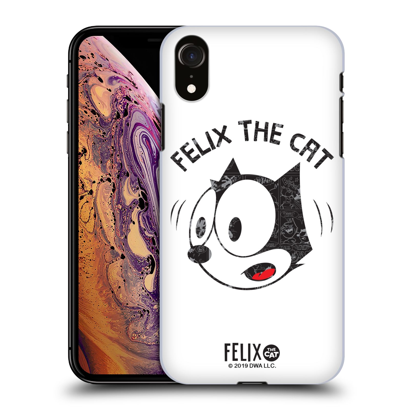 Zadní obal pro mobil Apple Iphone XR - HEAD CASE - Kočička Felix tvář
