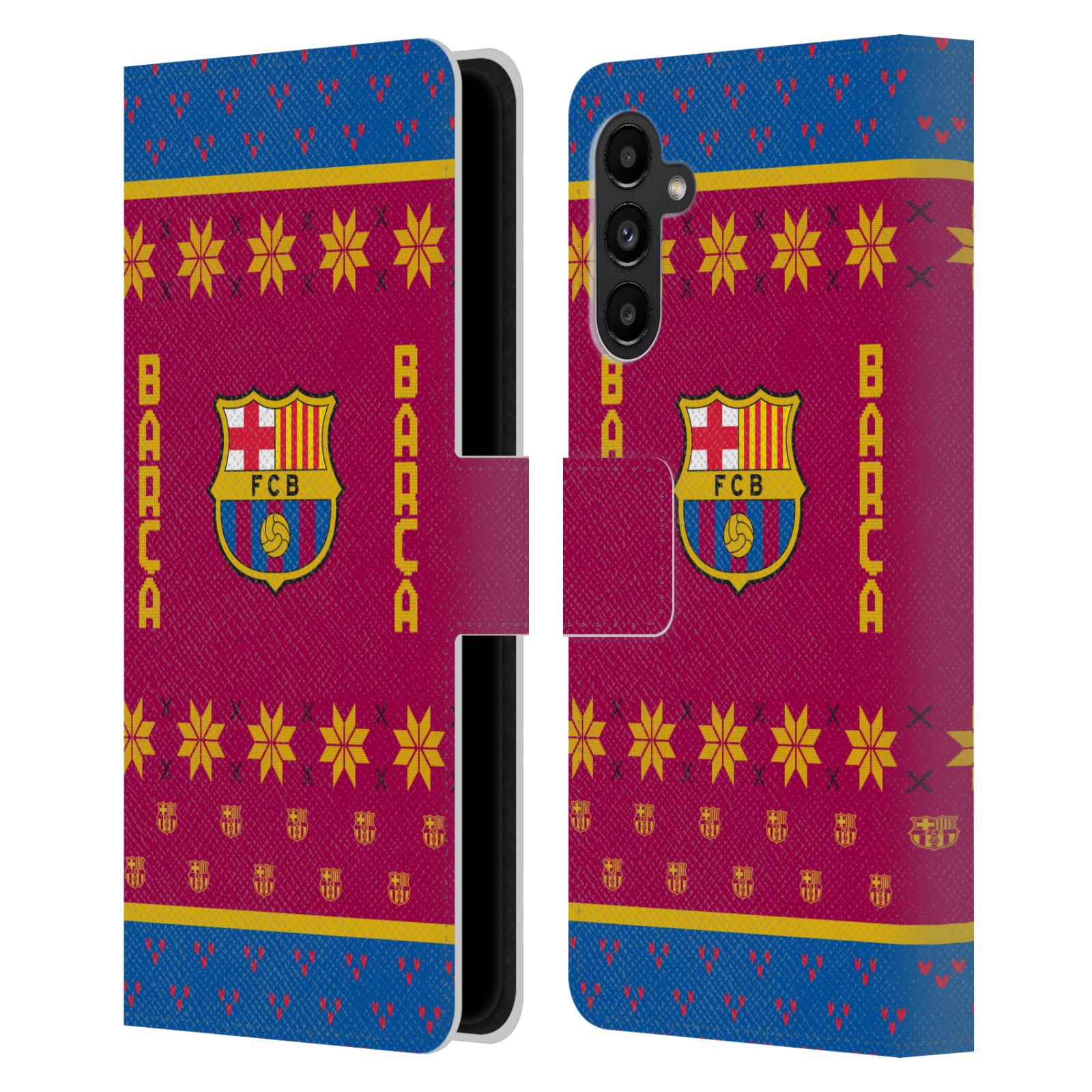 Pouzdro na mobil Samsung Galaxy A13 5G - HEAD CASE - FC Barcelona - Vánoční dres