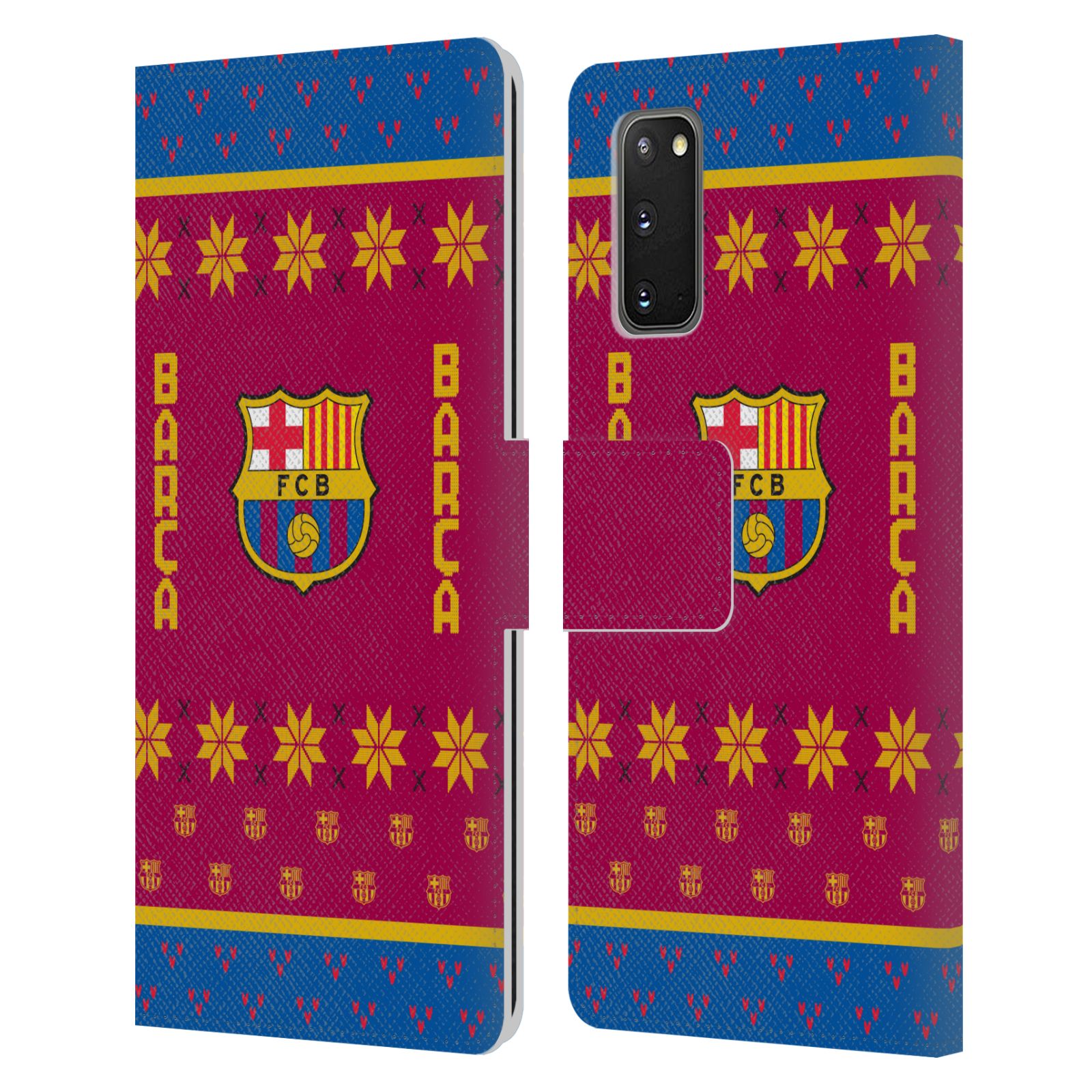 Pouzdro na mobil Samsung Galaxy S20 / S20 5G - HEAD CASE - FC Barcelona - Vánoční dres