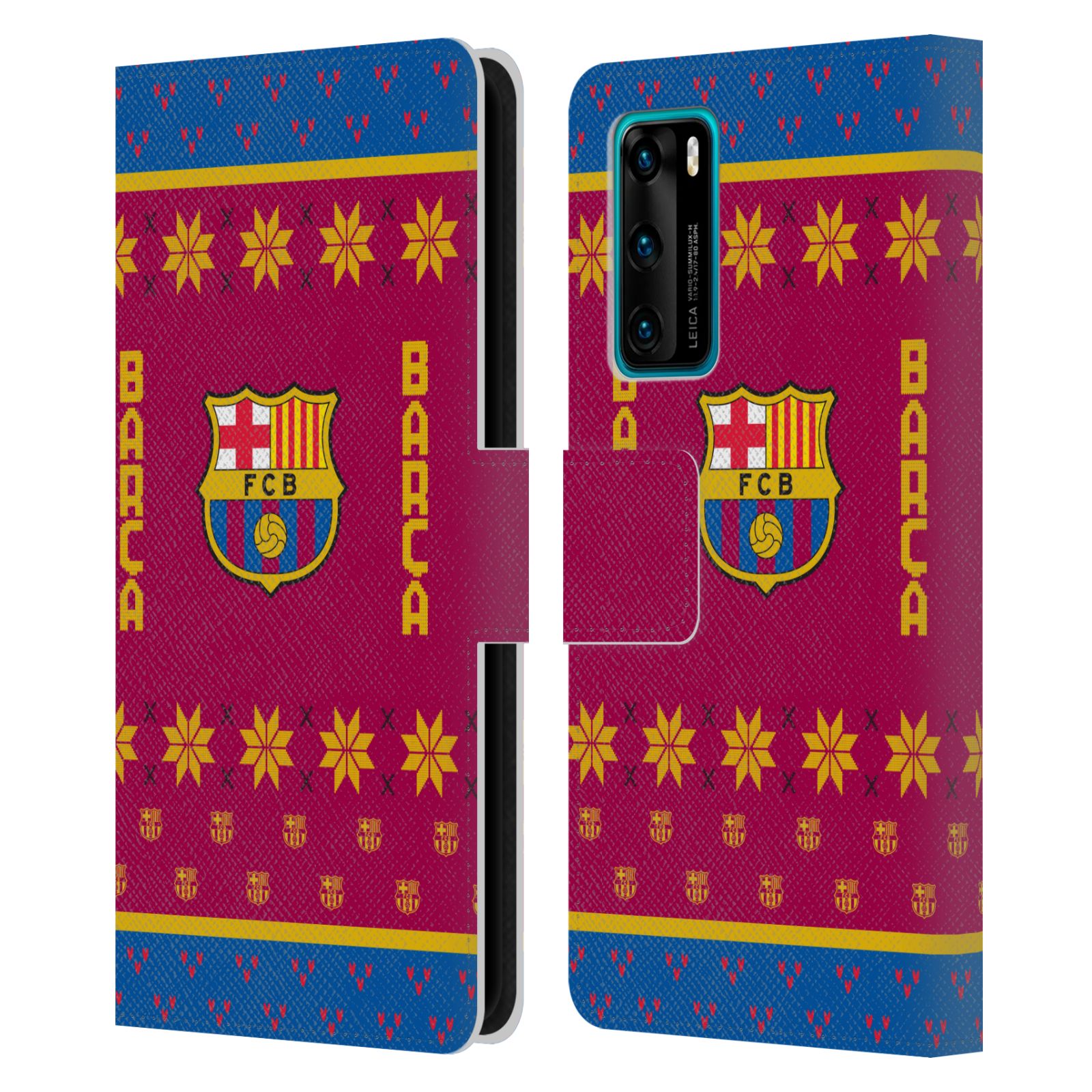 Pouzdro na mobil Huawei P40 - HEAD CASE - FC Barcelona - Vánoční dres