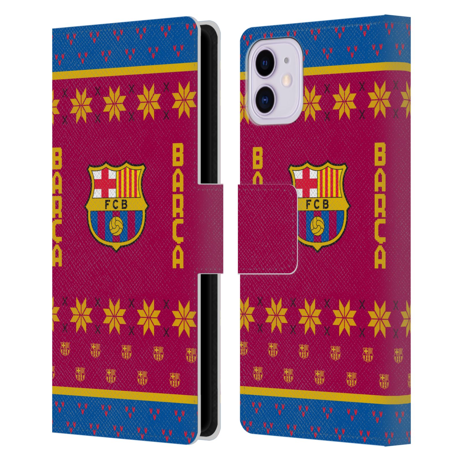 Pouzdro na mobil Apple Iphone 11 - HEAD CASE - FC Barcelona - Vánoční dres