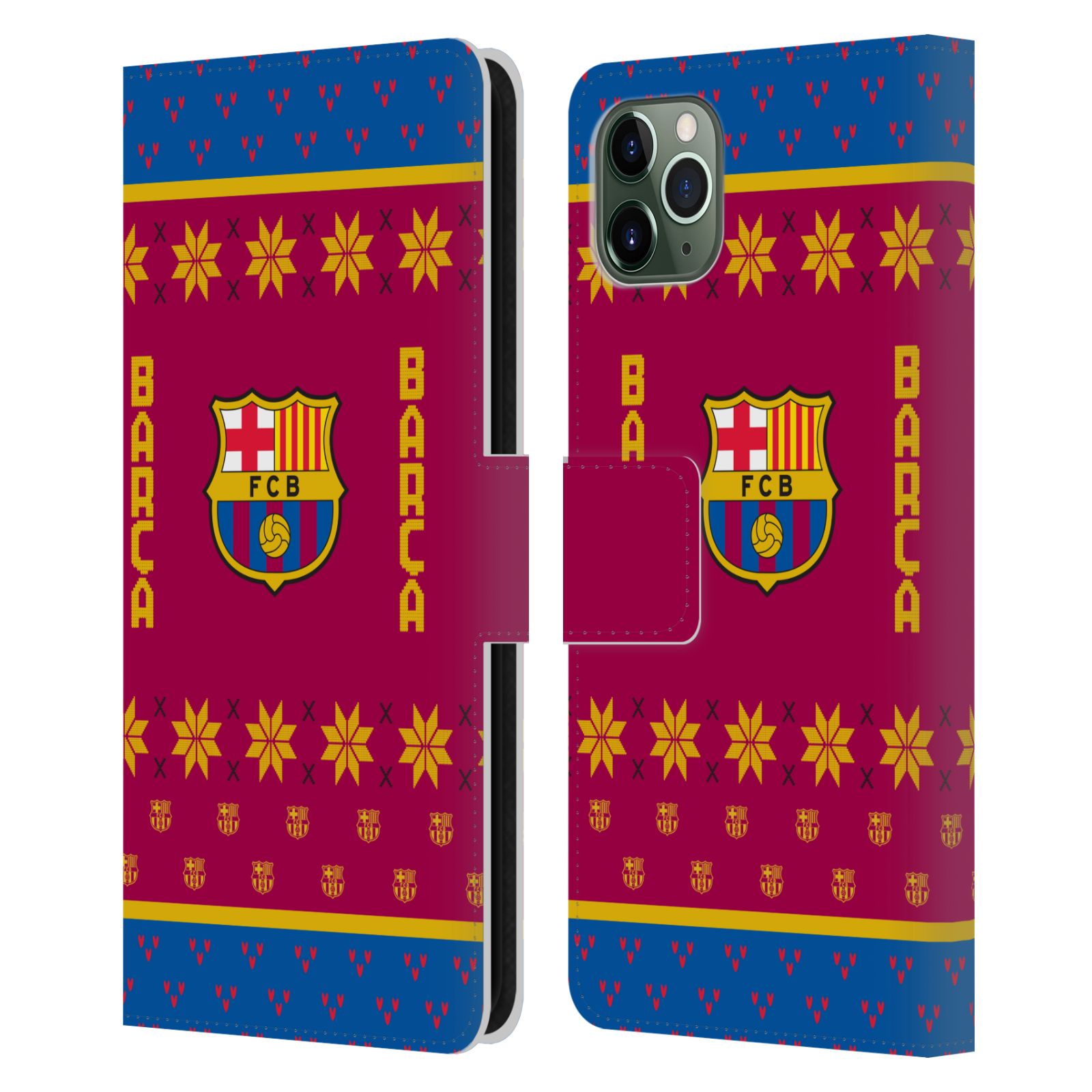 Pouzdro na mobil Apple Iphone 11 Pro Max - HEAD CASE - FC Barcelona - Vánoční dres
