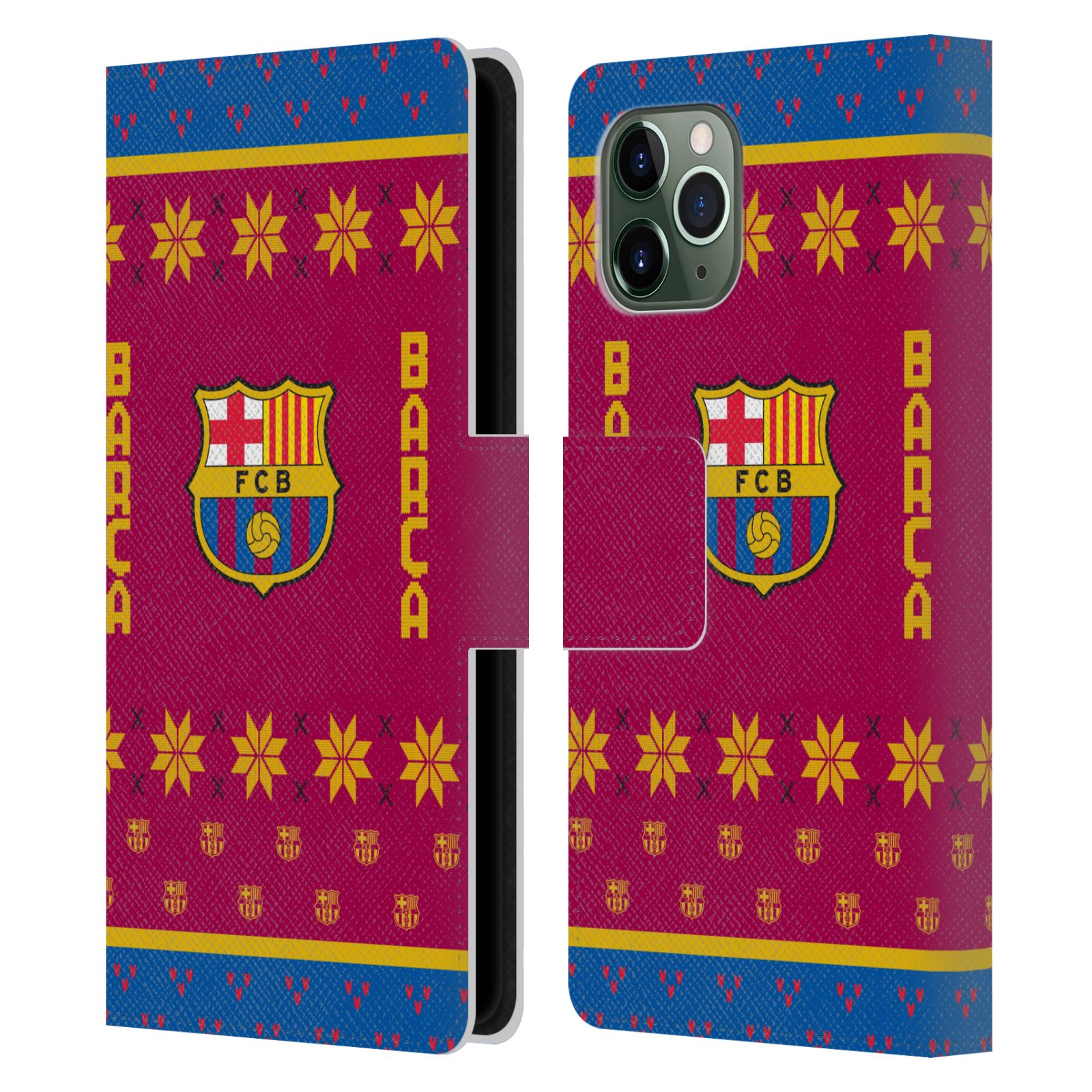 Pouzdro na mobil Apple Iphone 11 Pro - HEAD CASE - FC Barcelona - Vánoční dres