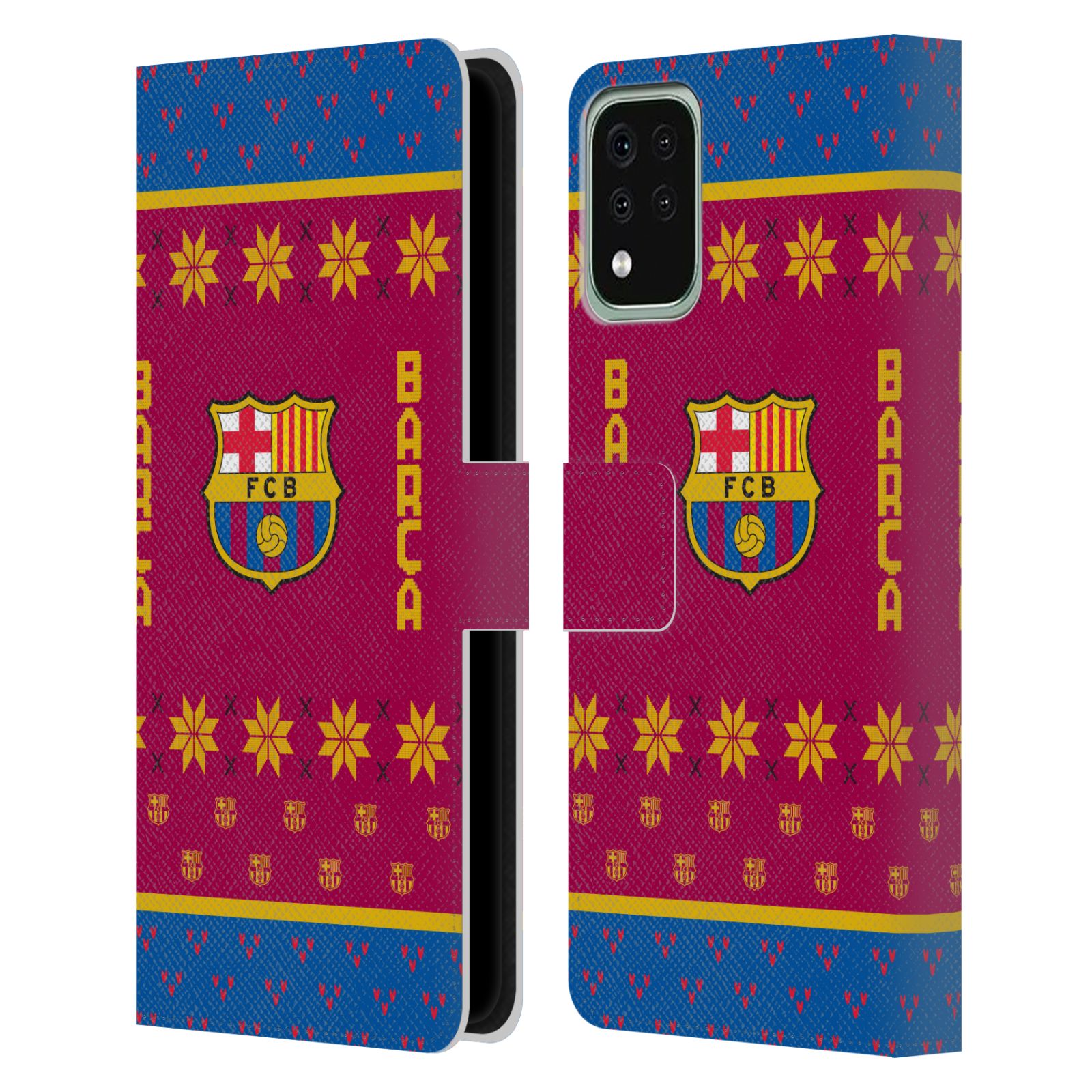 Pouzdro na mobil LG K42 / K52 / K62 - HEAD CASE - FC Barcelona - Vánoční dres