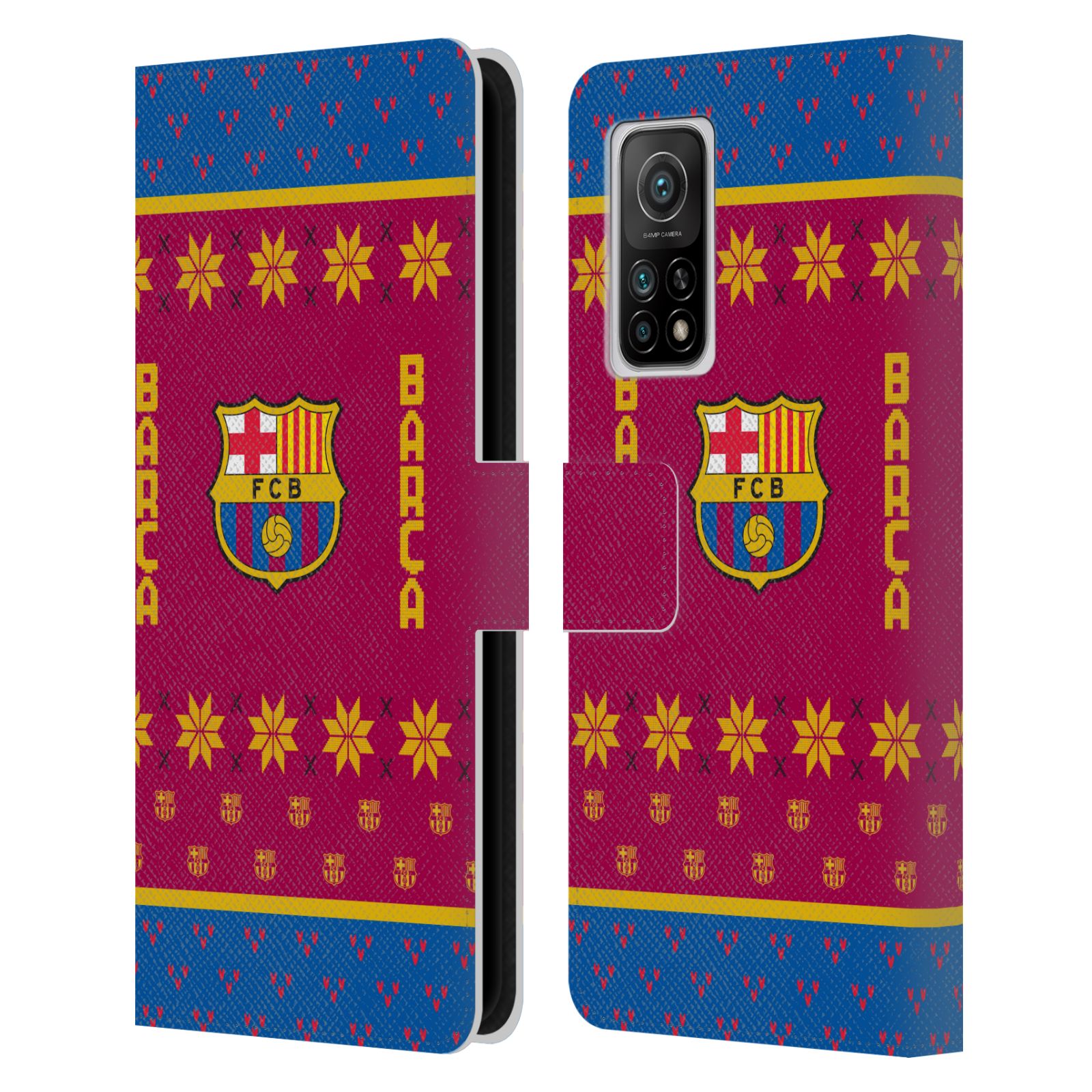 Pouzdro na mobil Xiaomi Mi 10T / Mi 10T PRO - HEAD CASE - FC Barcelona - Vánoční dres