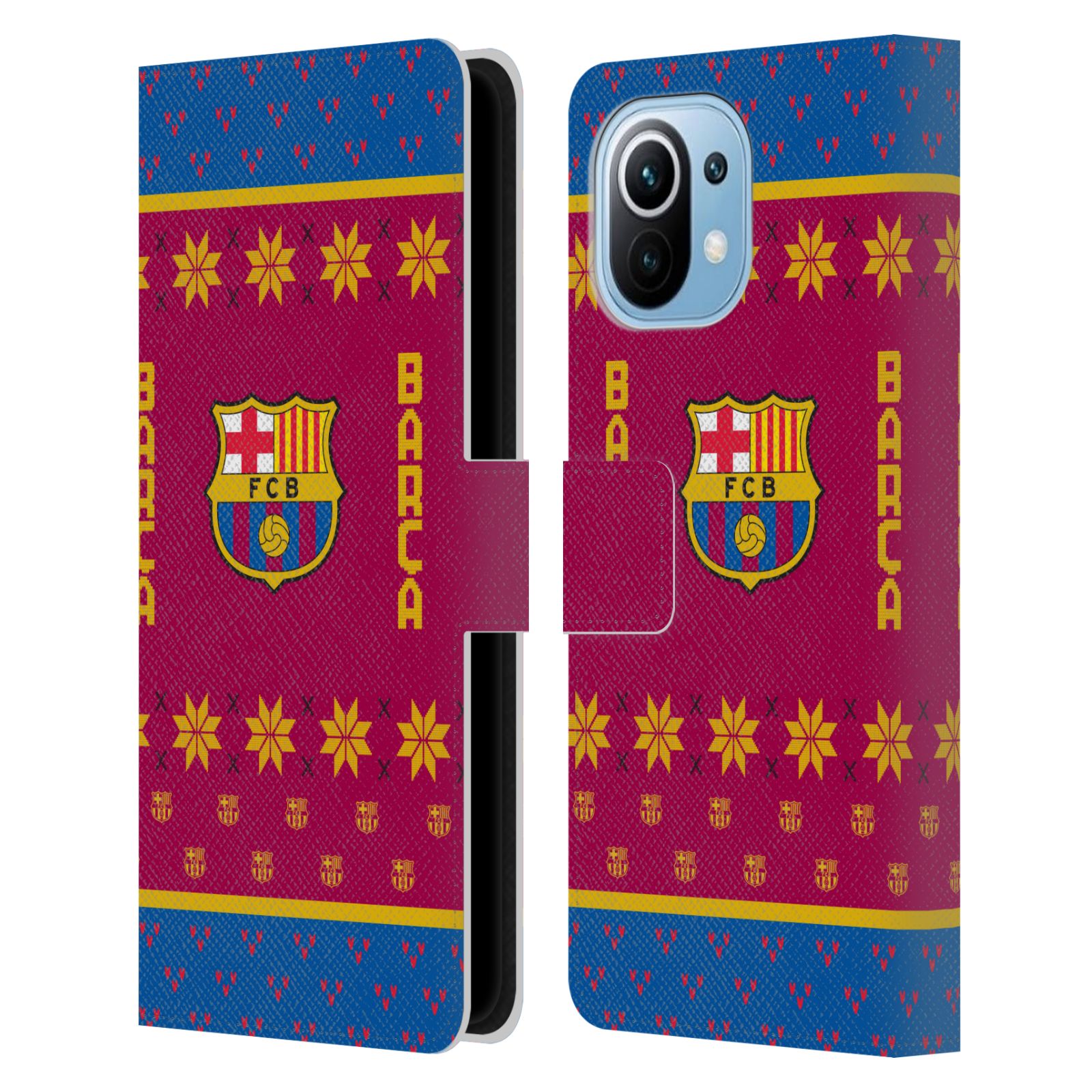 Pouzdro na mobil Xiaomi Mi 11 - HEAD CASE - FC Barcelona - Vánoční dres