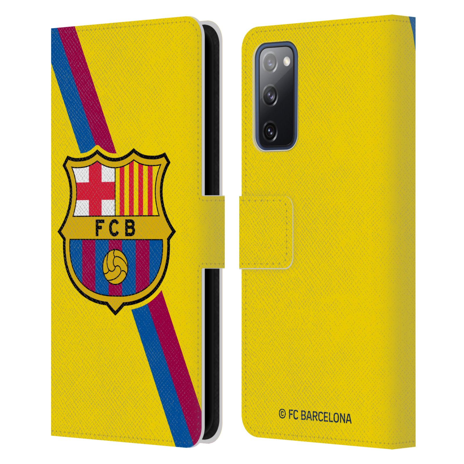 Pouzdro na mobil Samsung Galaxy S20 FE / S20 FE 5G  - HEAD CASE - FC Barcelona - Dres Hosté žlutý