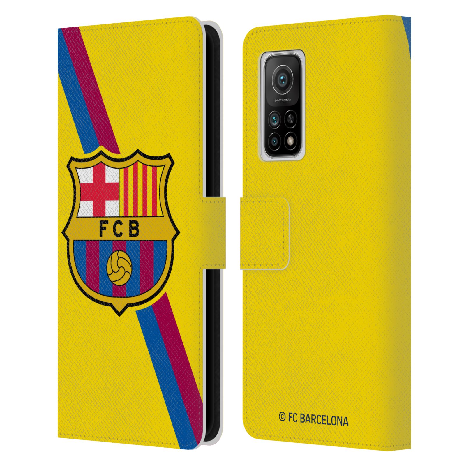 Pouzdro na mobil Xiaomi Mi 10T / Mi 10T PRO - HEAD CASE - FC Barcelona - Dres Hosté žlutý