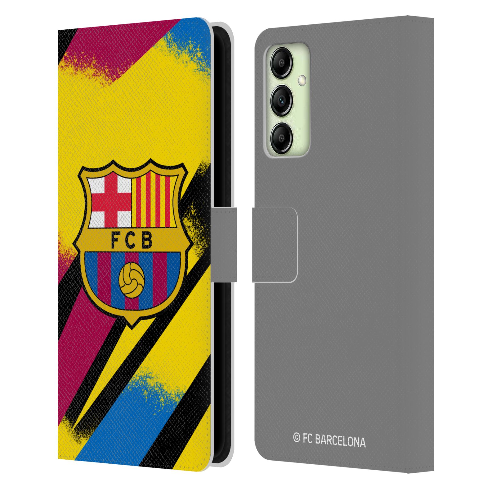 Pouzdro na mobil Samsung Galaxy A14 - HEAD CASE - FC Barcelona - Dres Gólman