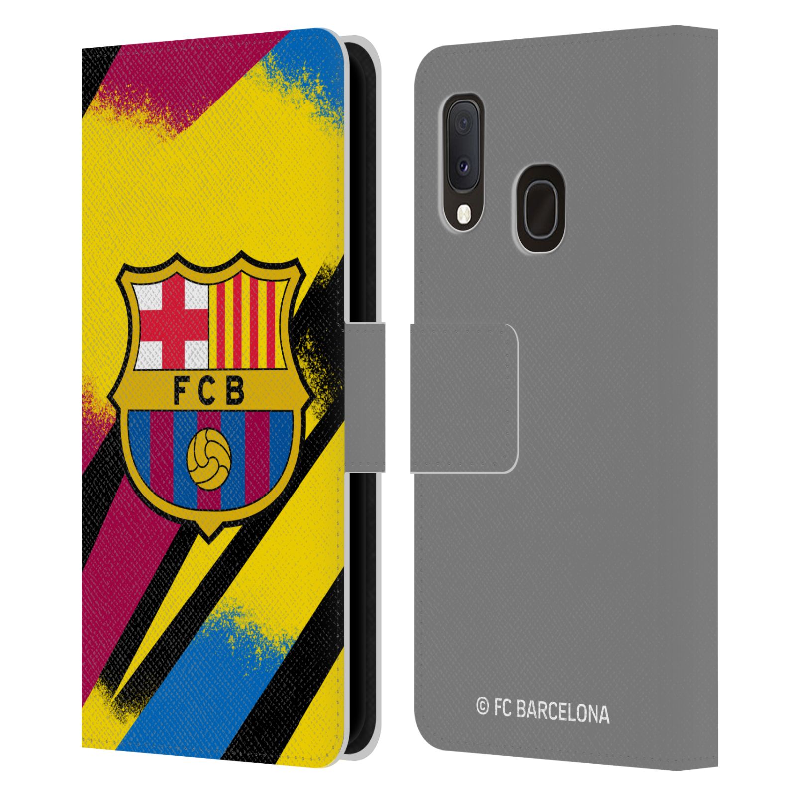 Pouzdro na mobil Samsung Galaxy A20E - HEAD CASE - FC Barcelona - Dres Gólman