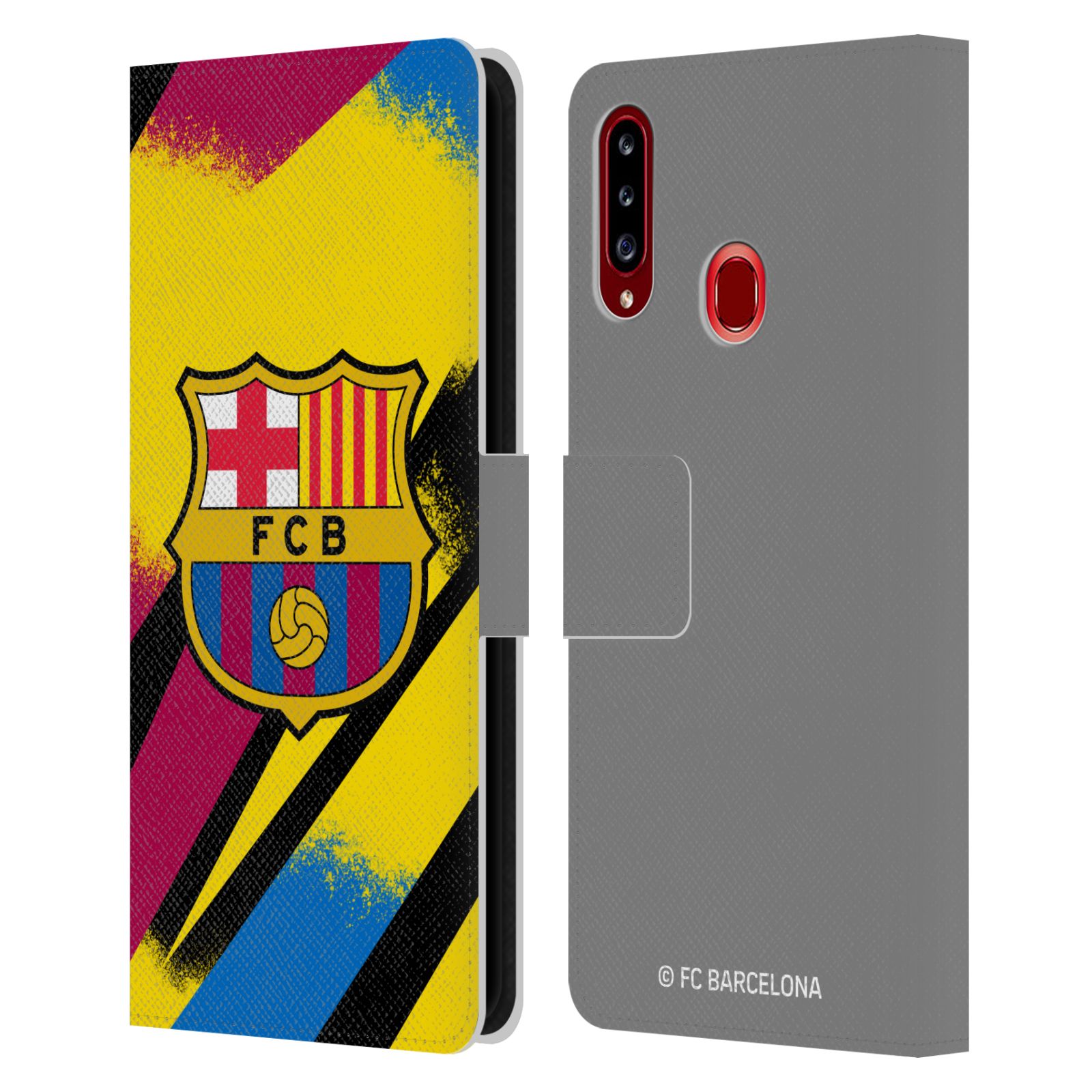 Pouzdro na mobil Samsung Galaxy A20S - HEAD CASE - FC Barcelona - Dres Gólman
