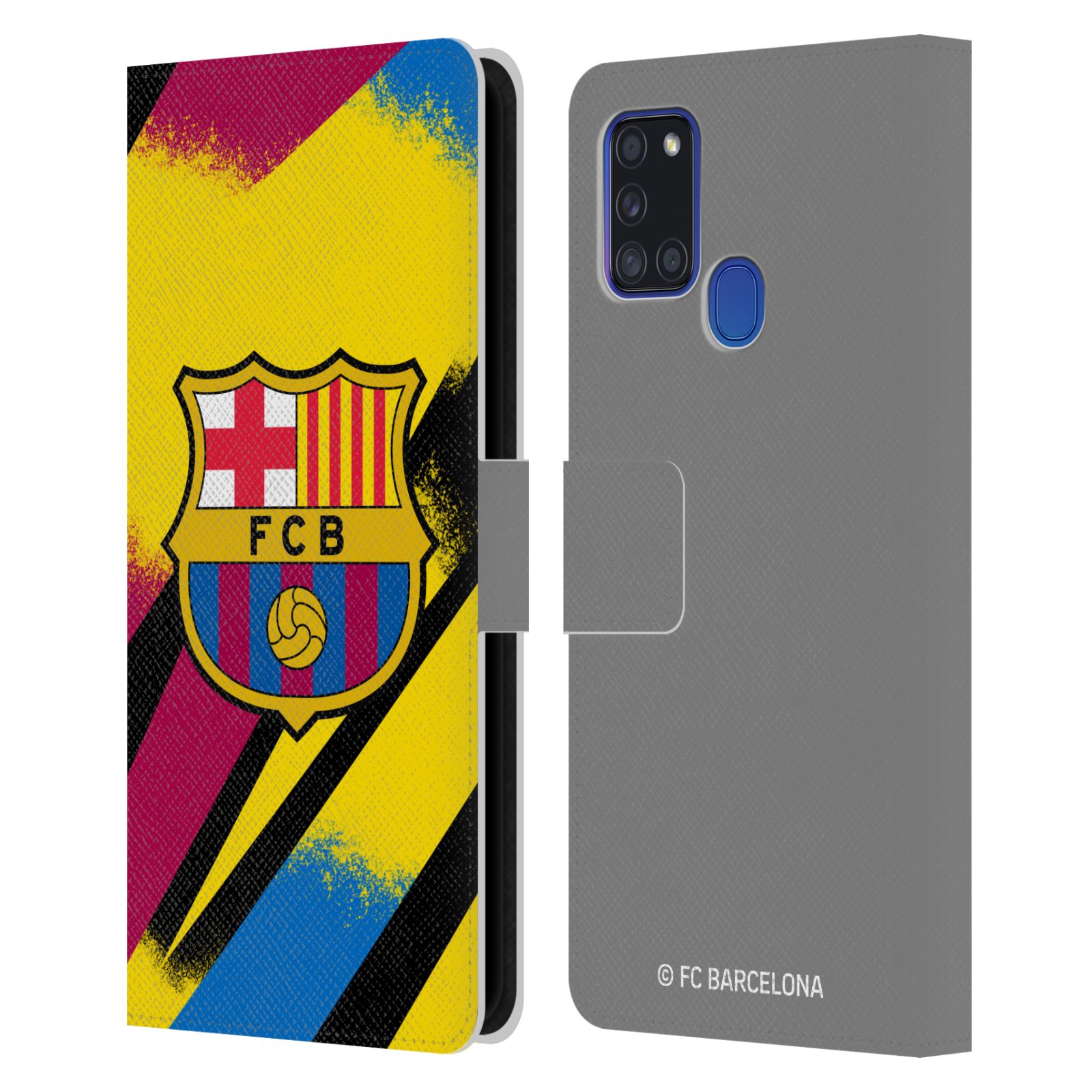 Pouzdro na mobil Samsung Galaxy A21S - HEAD CASE - FC Barcelona - Dres Gólman