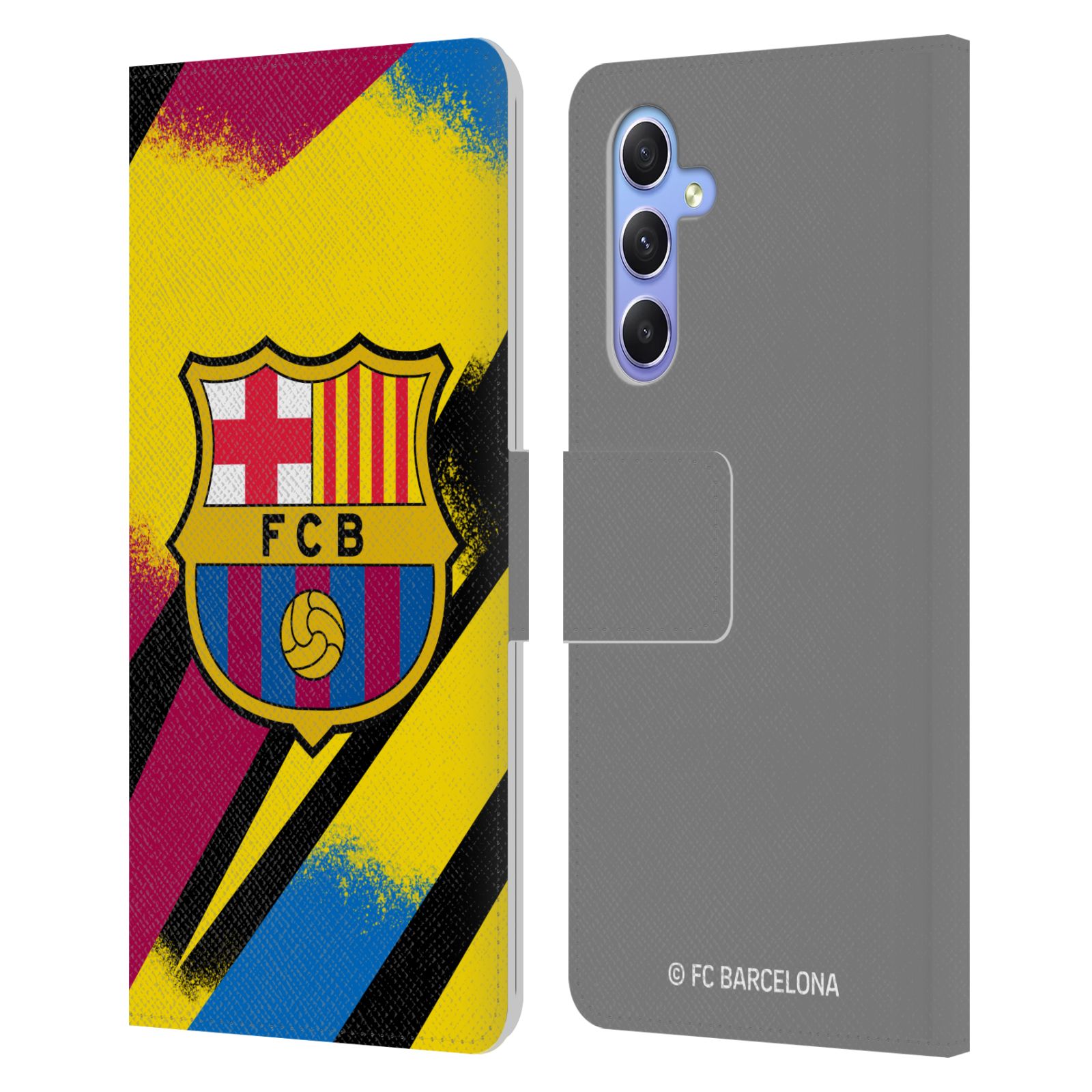 Pouzdro na mobil Samsung Galaxy A34 5G - HEAD CASE - FC Barcelona - Dres Gólman
