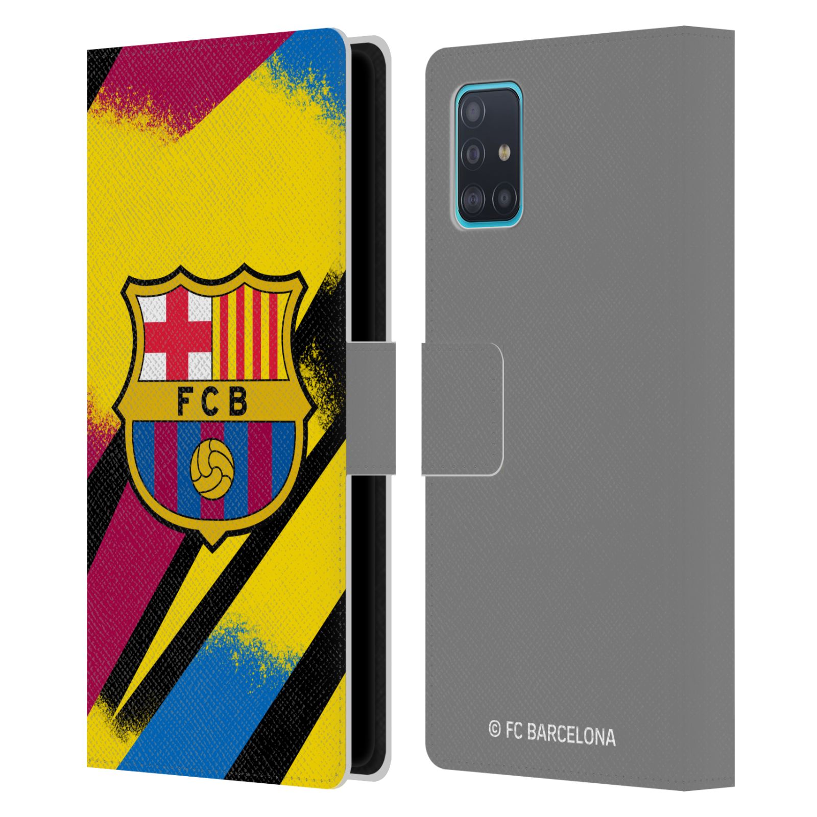 Pouzdro na mobil Samsung Galaxy A51 - HEAD CASE - FC Barcelona - Dres Gólman