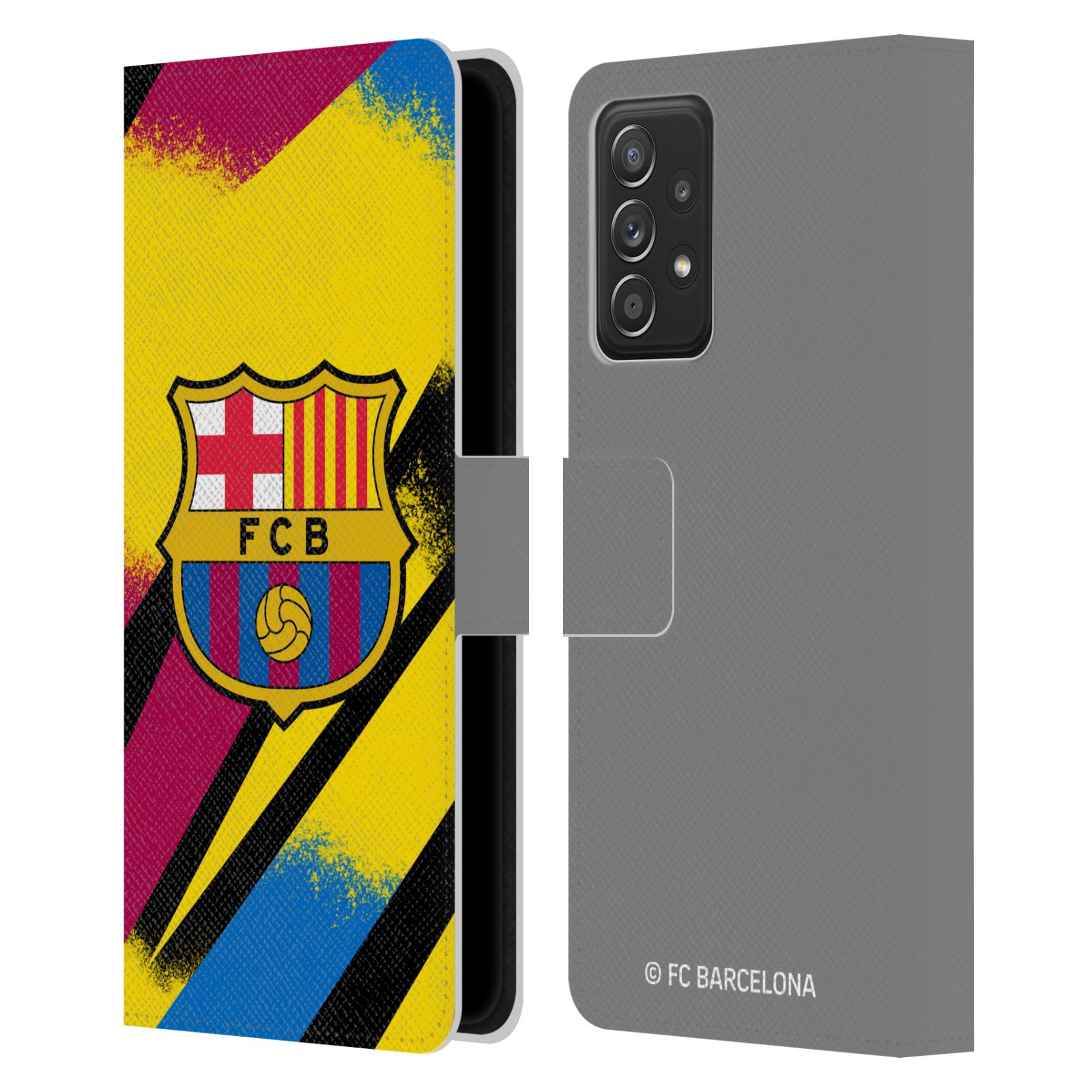 Pouzdro na mobil Samsung Galaxy A52 / A52 G - HEAD CASE - FC Barcelona - Dres Gólman