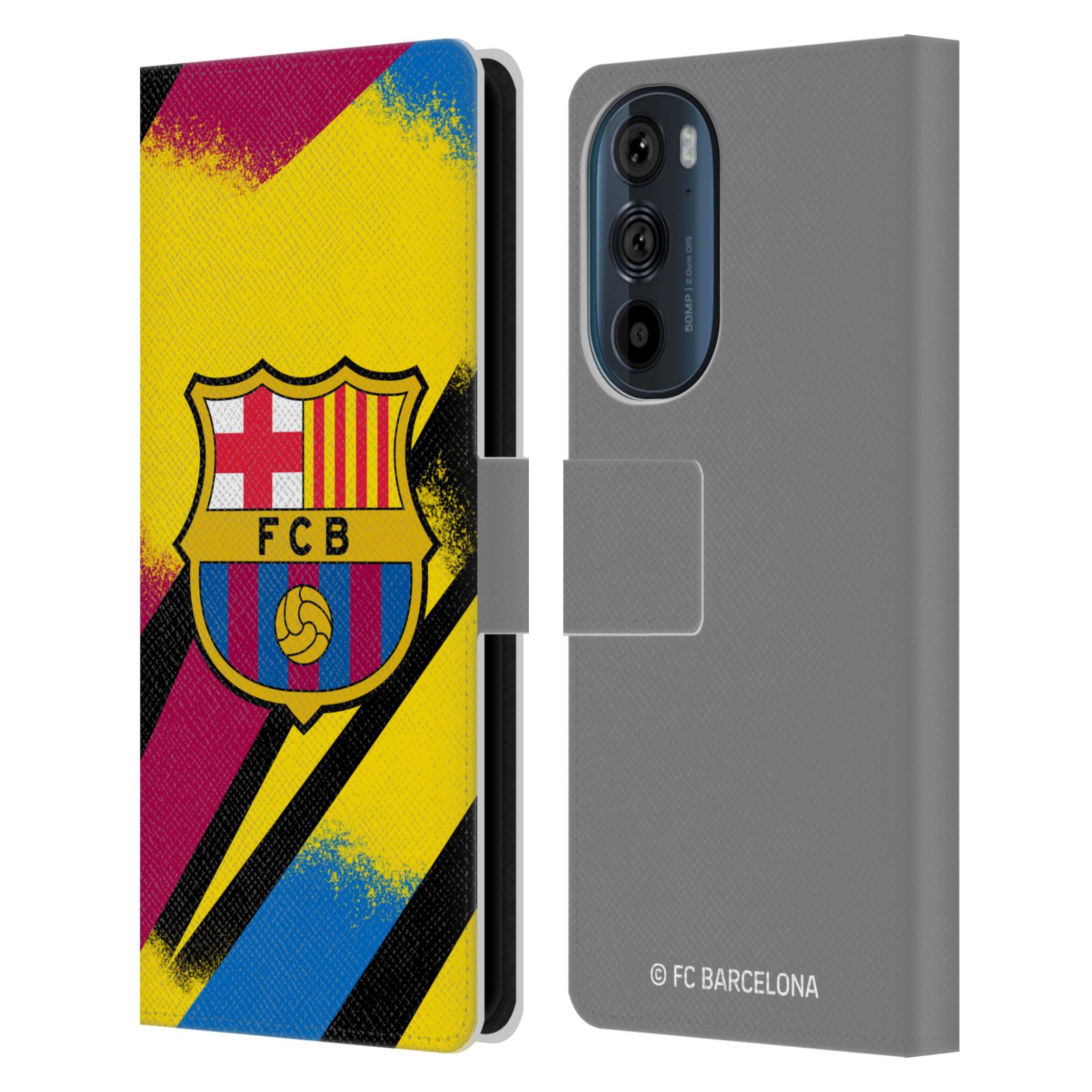 Pouzdro na mobil Motorola EDGE 30 - HEAD CASE - FC Barcelona - Dres Gólman
