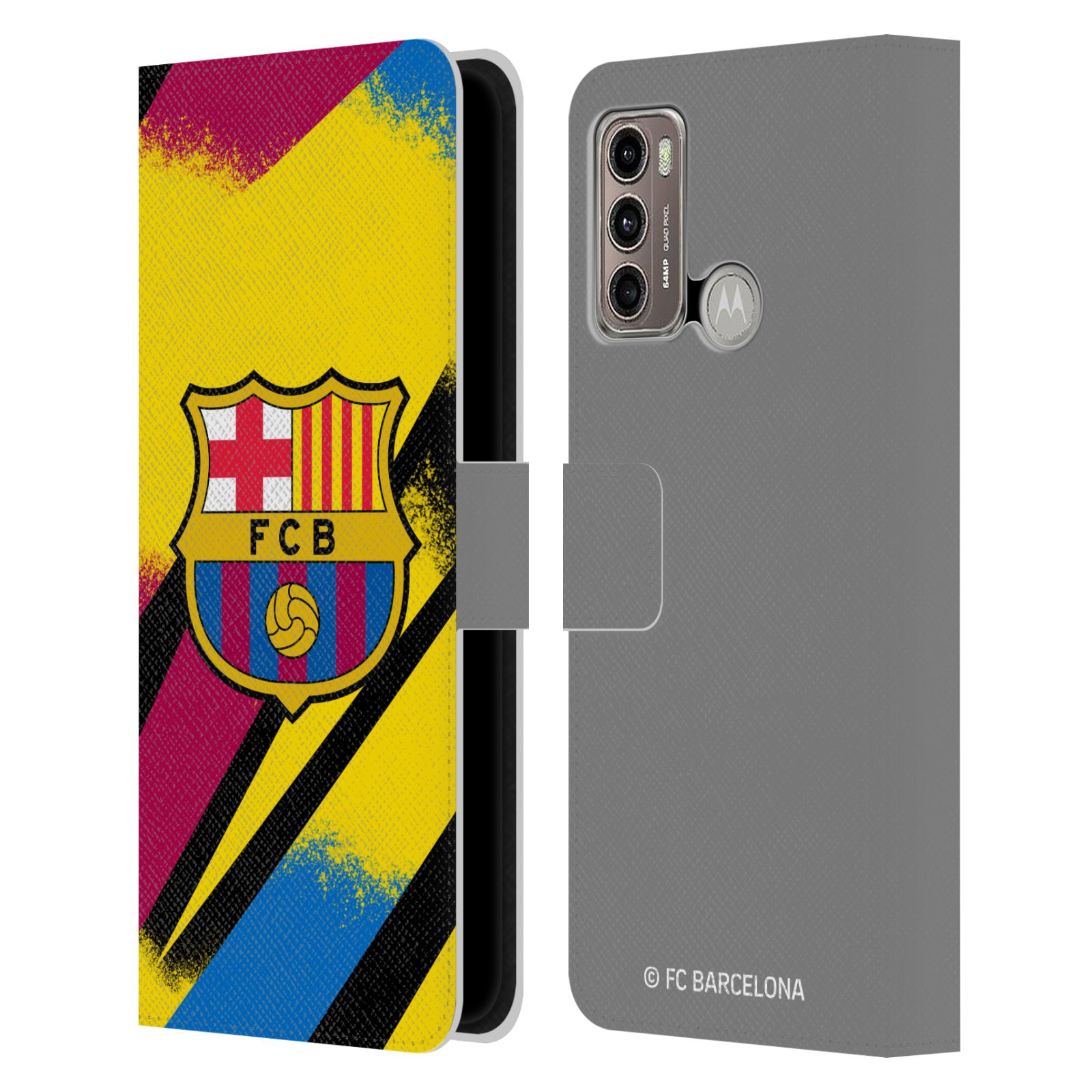 Pouzdro na mobil Motorola Moto G60 - HEAD CASE - FC Barcelona - Dres Gólman