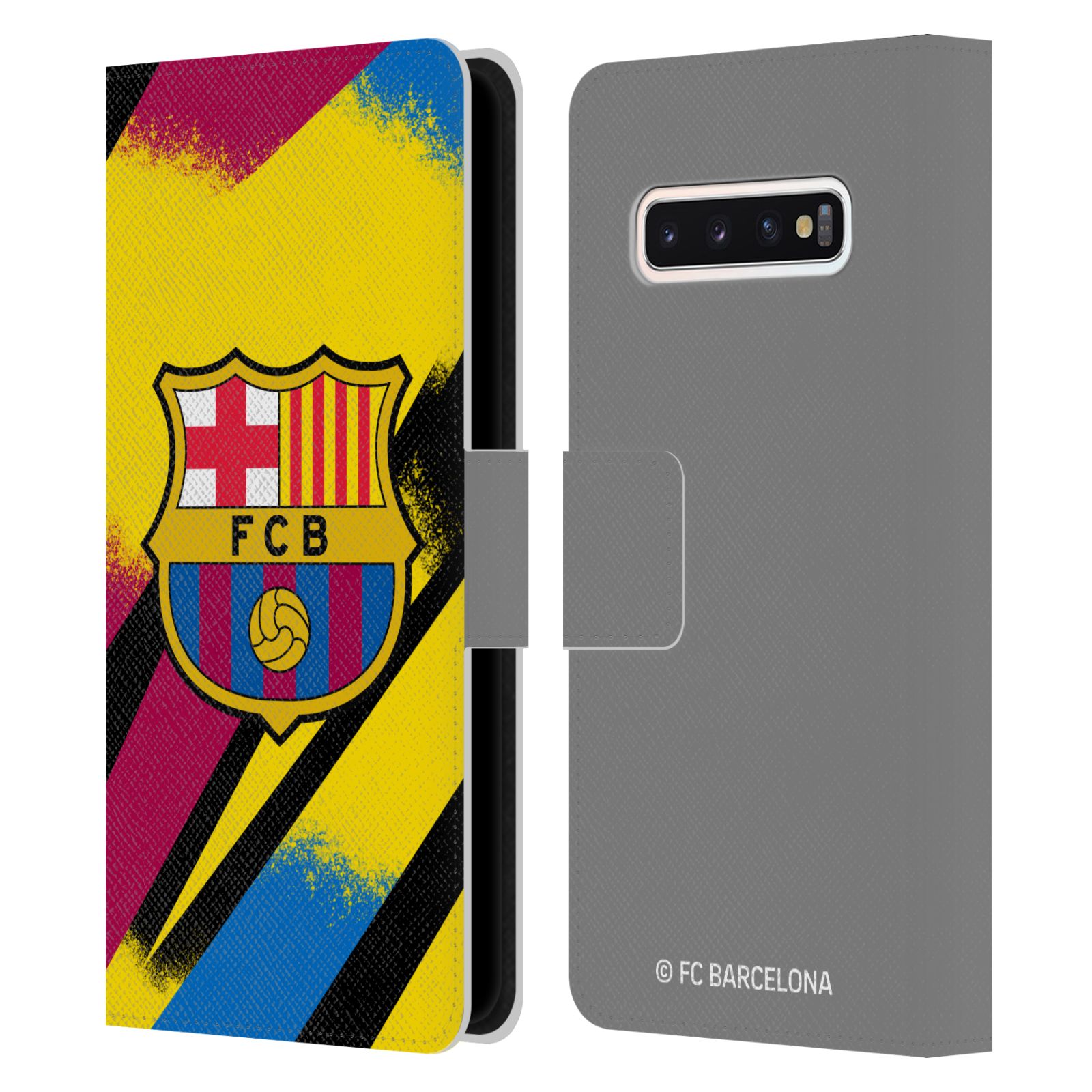 Pouzdro na mobil Samsung Galaxy S10 - HEAD CASE - FC Barcelona - Dres Gólman