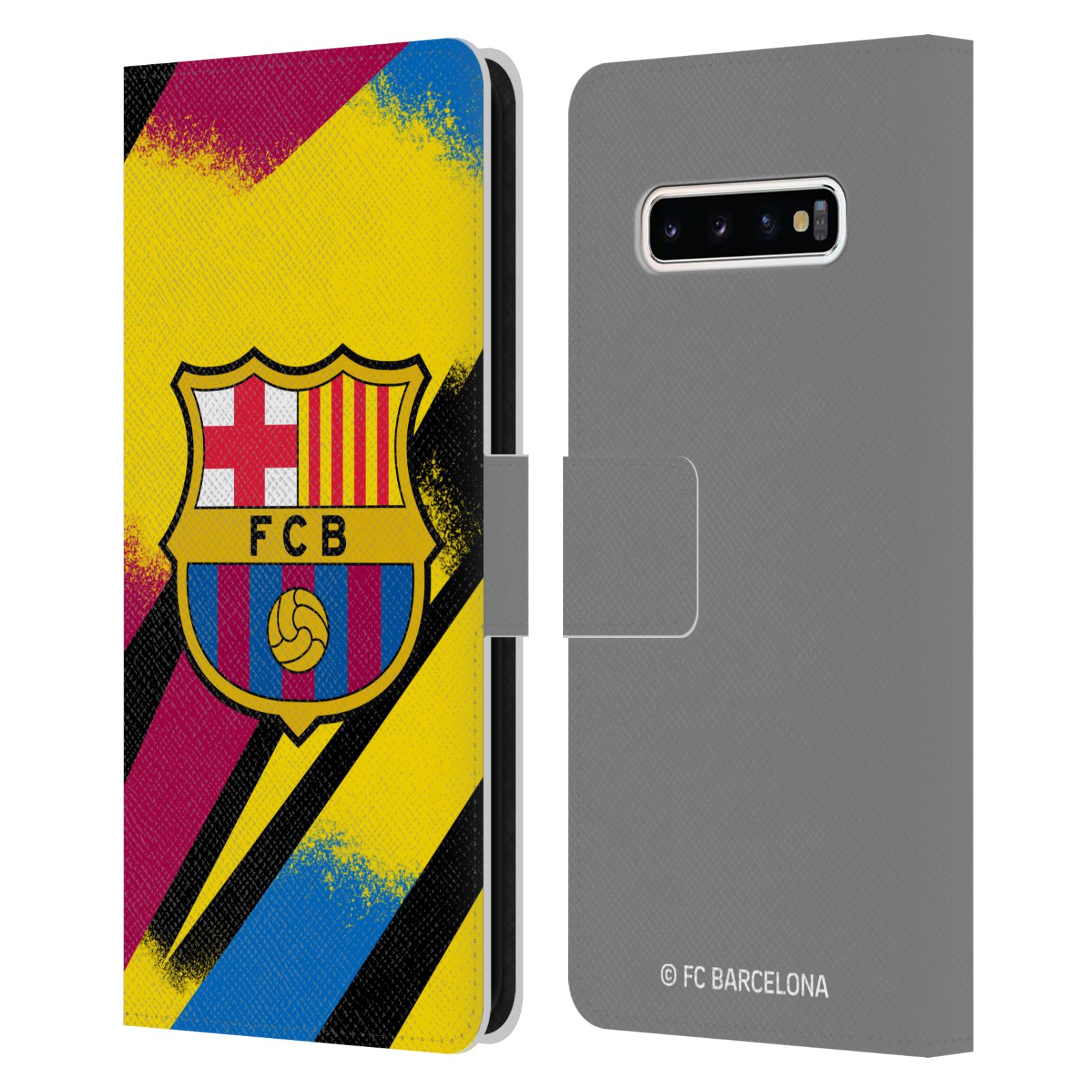 Pouzdro na mobil Samsung Galaxy S10+ - HEAD CASE - FC Barcelona - Dres Gólman