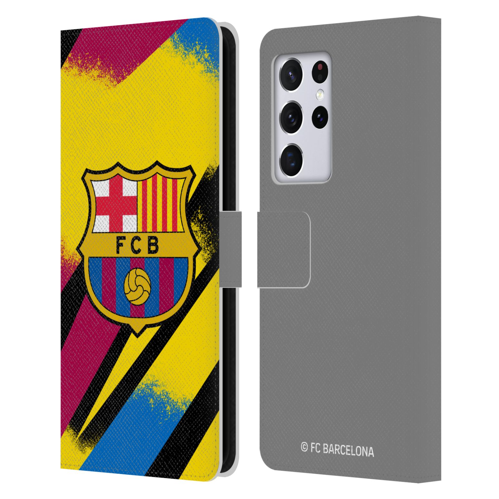 Pouzdro na mobil Samsung Galaxy S21 ULTRA 5G  - HEAD CASE - FC Barcelona - Dres Gólman