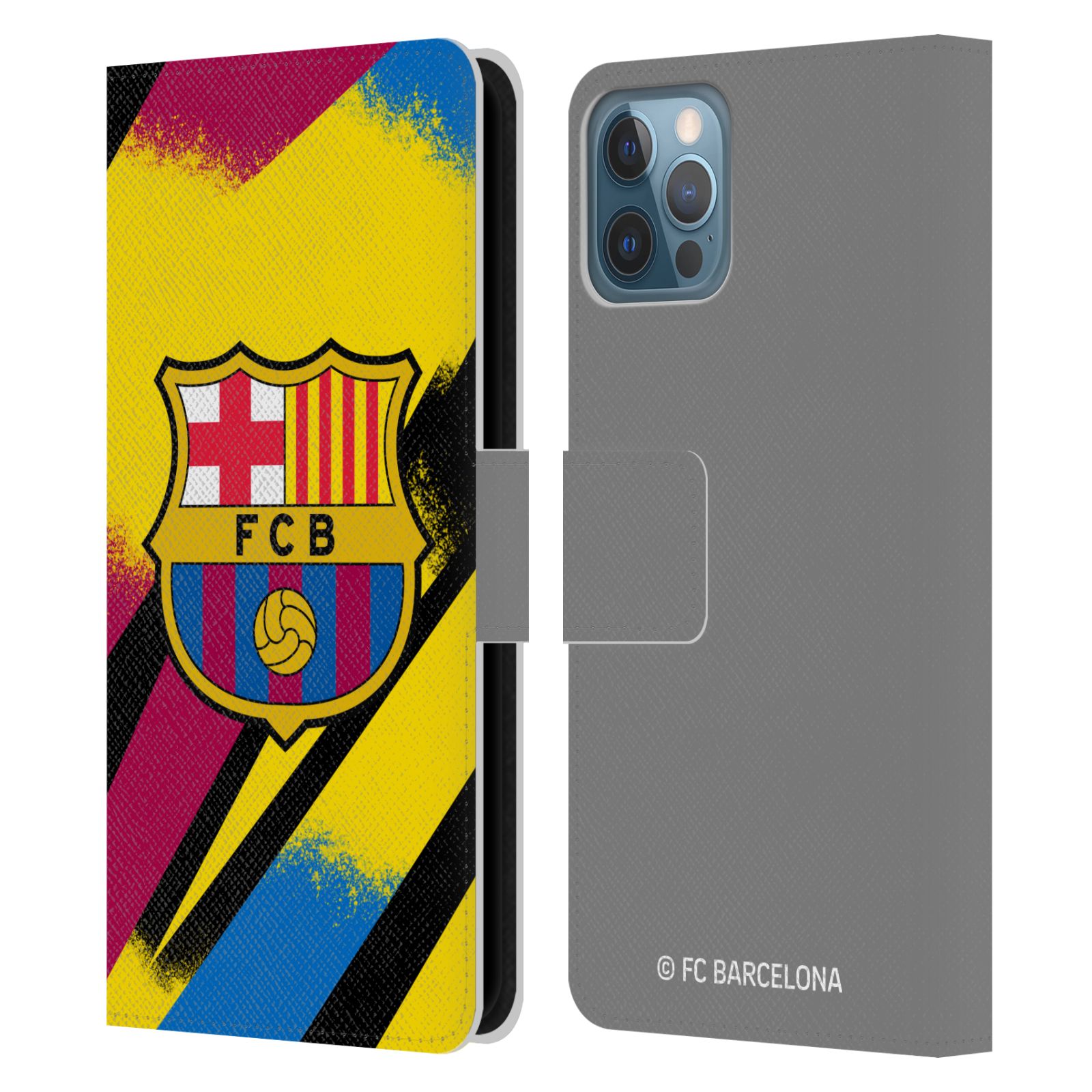 Pouzdro na mobil Apple Iphone 12 / 12 Pro - HEAD CASE - FC Barcelona - Dres Gólman