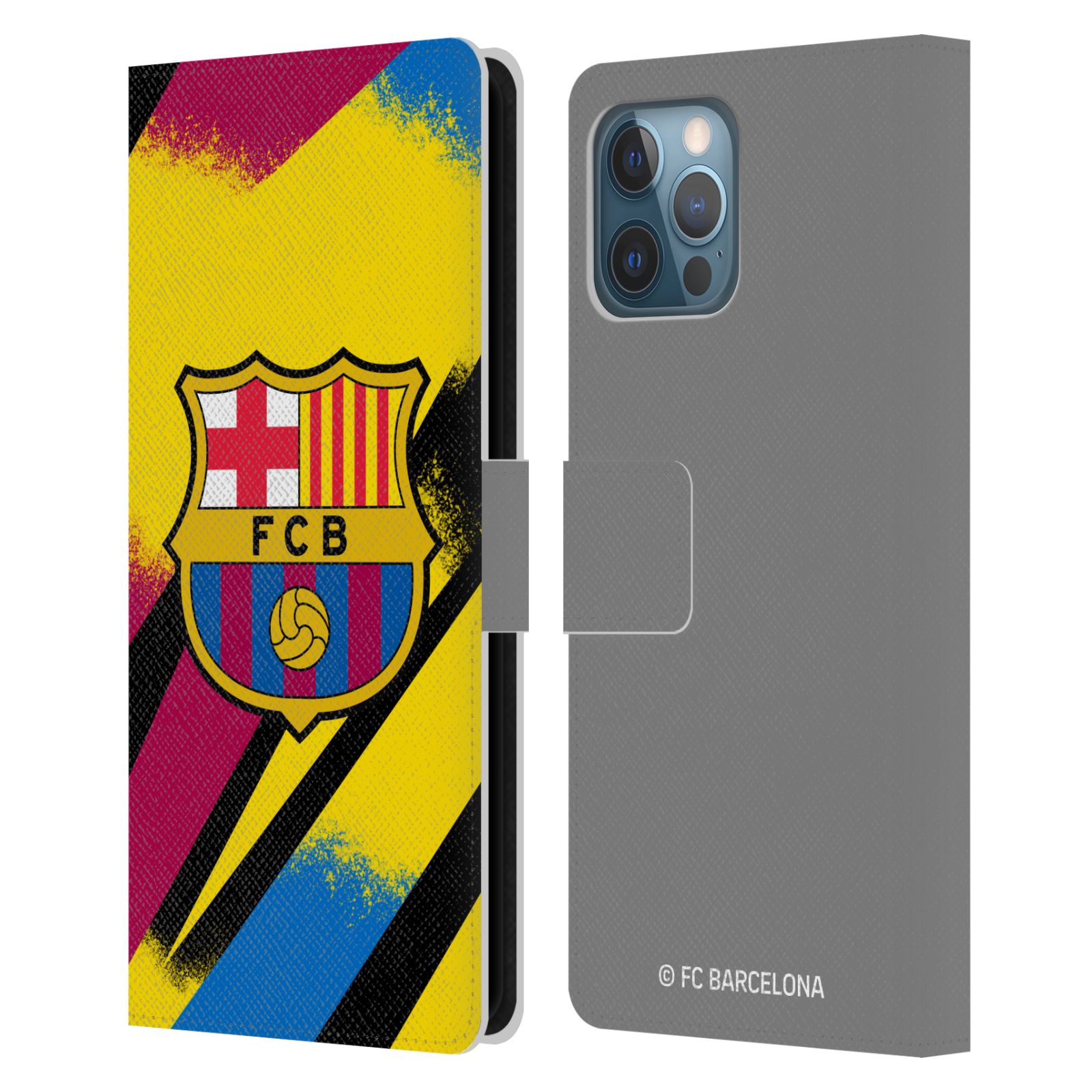 Pouzdro na mobil Apple Iphone 12 Pro Max - HEAD CASE - FC Barcelona - Dres Gólman