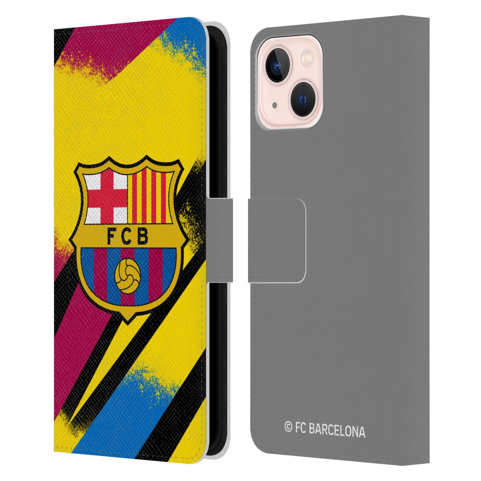 Pouzdro na mobil Apple Iphone 13 - HEAD CASE - FC Barcelona - Dres Gólman