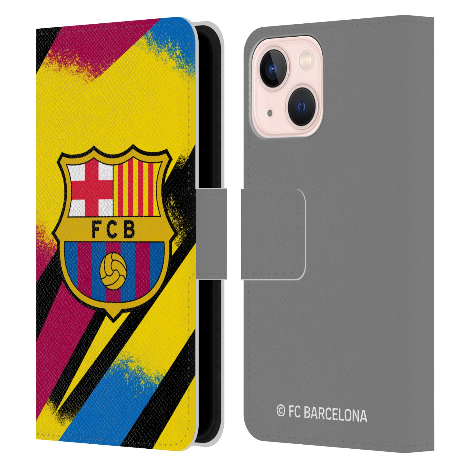 Pouzdro na mobil Apple Iphone 13 MINI - HEAD CASE - FC Barcelona - Dres Gólman