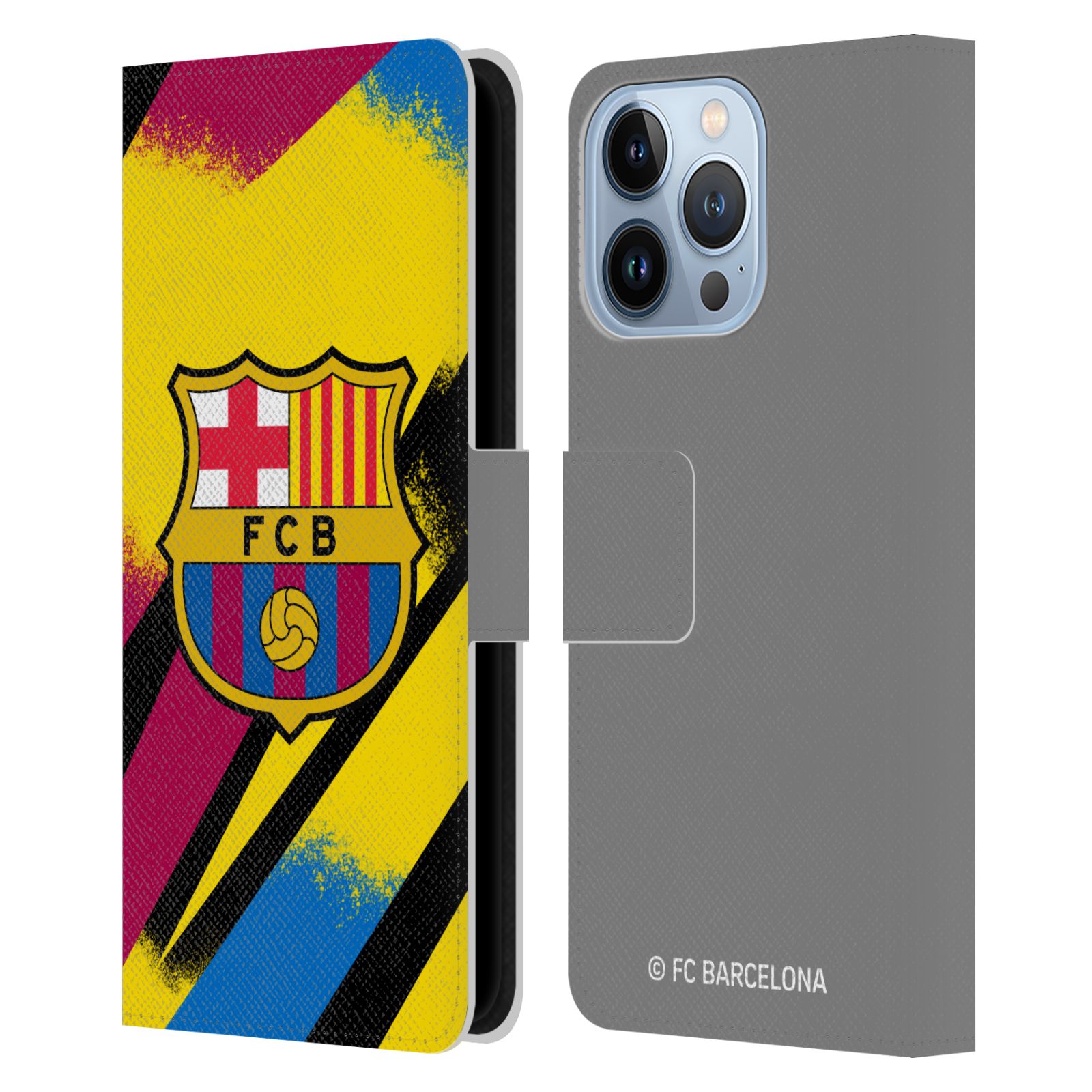 Pouzdro na mobil Apple Iphone 13 Pro - HEAD CASE - FC Barcelona - Dres Gólman