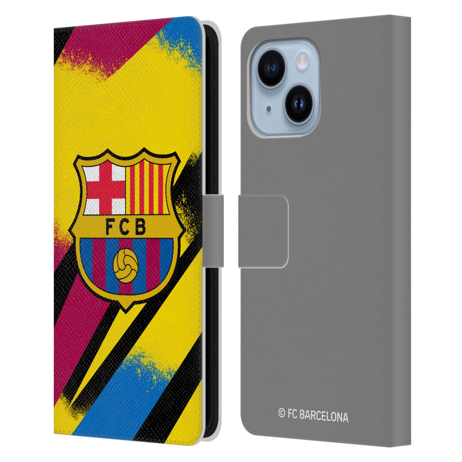Pouzdro na mobil Apple Iphone 14 PLUS - HEAD CASE - FC Barcelona - Dres Gólman