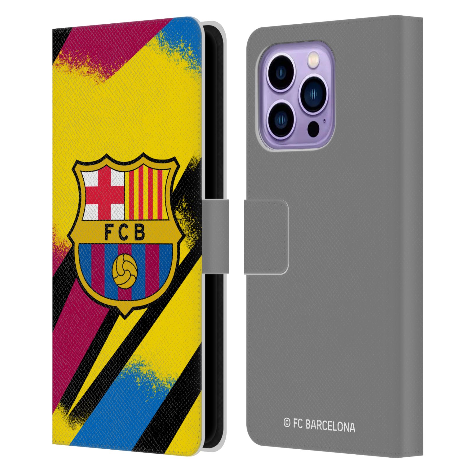 Pouzdro na mobil Apple Iphone 14 PRO MAX - HEAD CASE - FC Barcelona - Dres Gólman