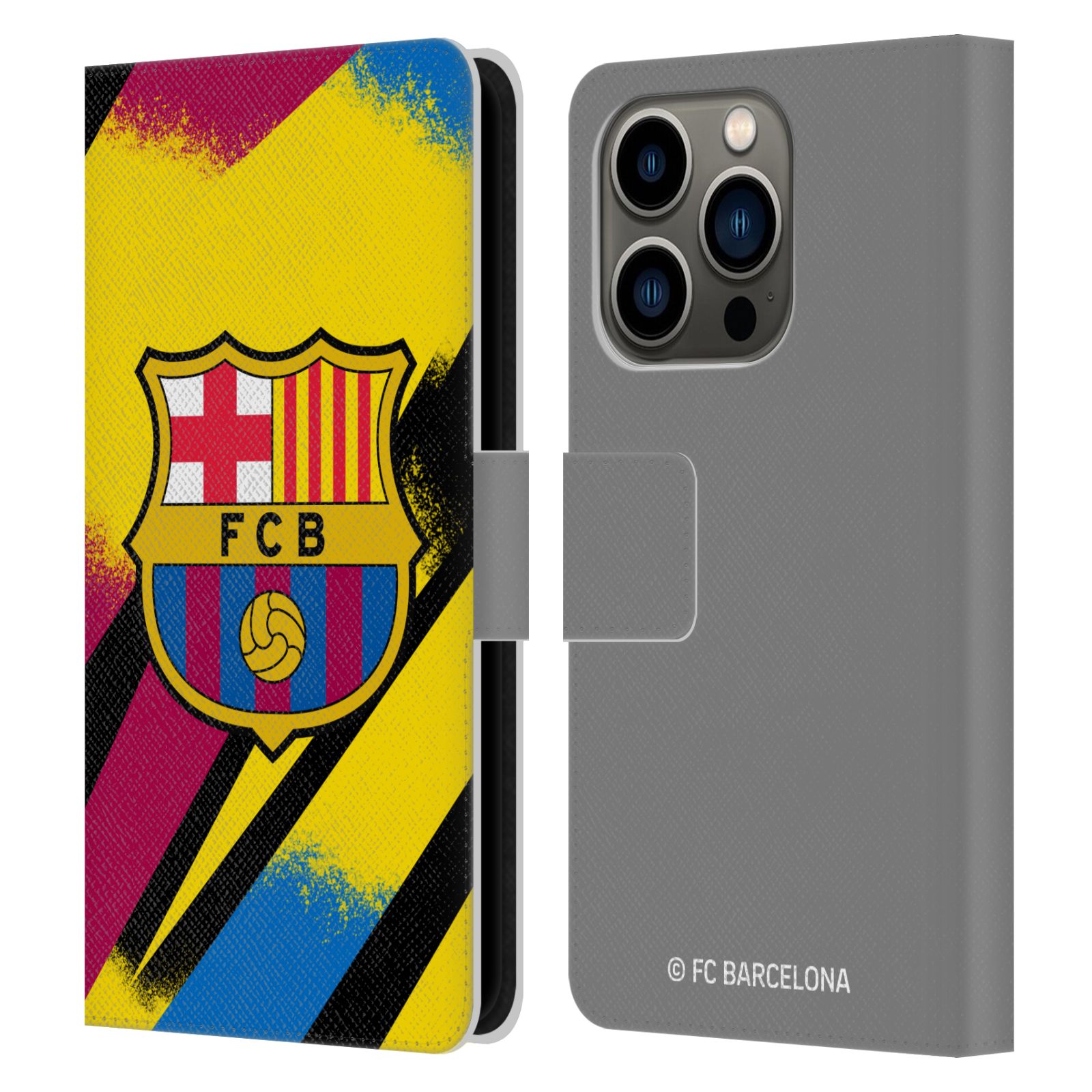 Pouzdro na mobil Apple Iphone 14 PRO - HEAD CASE - FC Barcelona - Dres Gólman