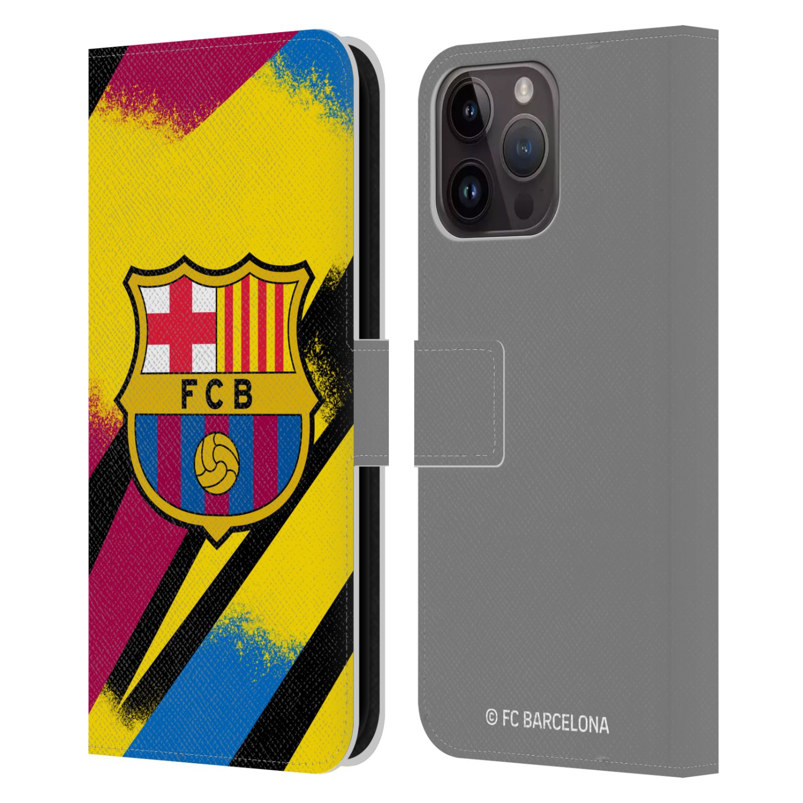 Pouzdro na mobil Apple Iphone 15 PRO MAX - HEAD CASE - FC Barcelona - Dres Gólman