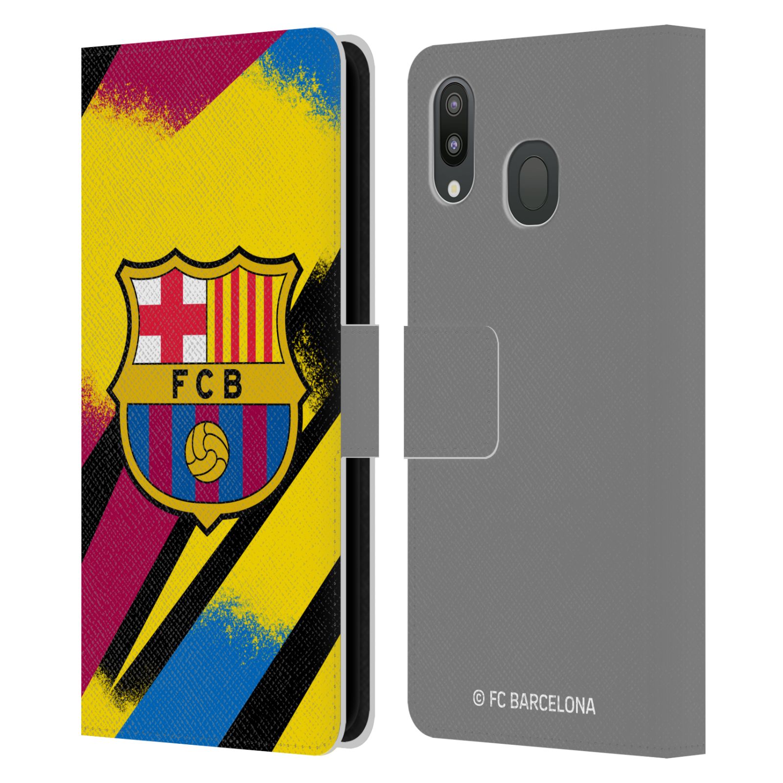 Pouzdro na mobil Samsung Galaxy M20 - HEAD CASE - FC Barcelona - Dres Gólman